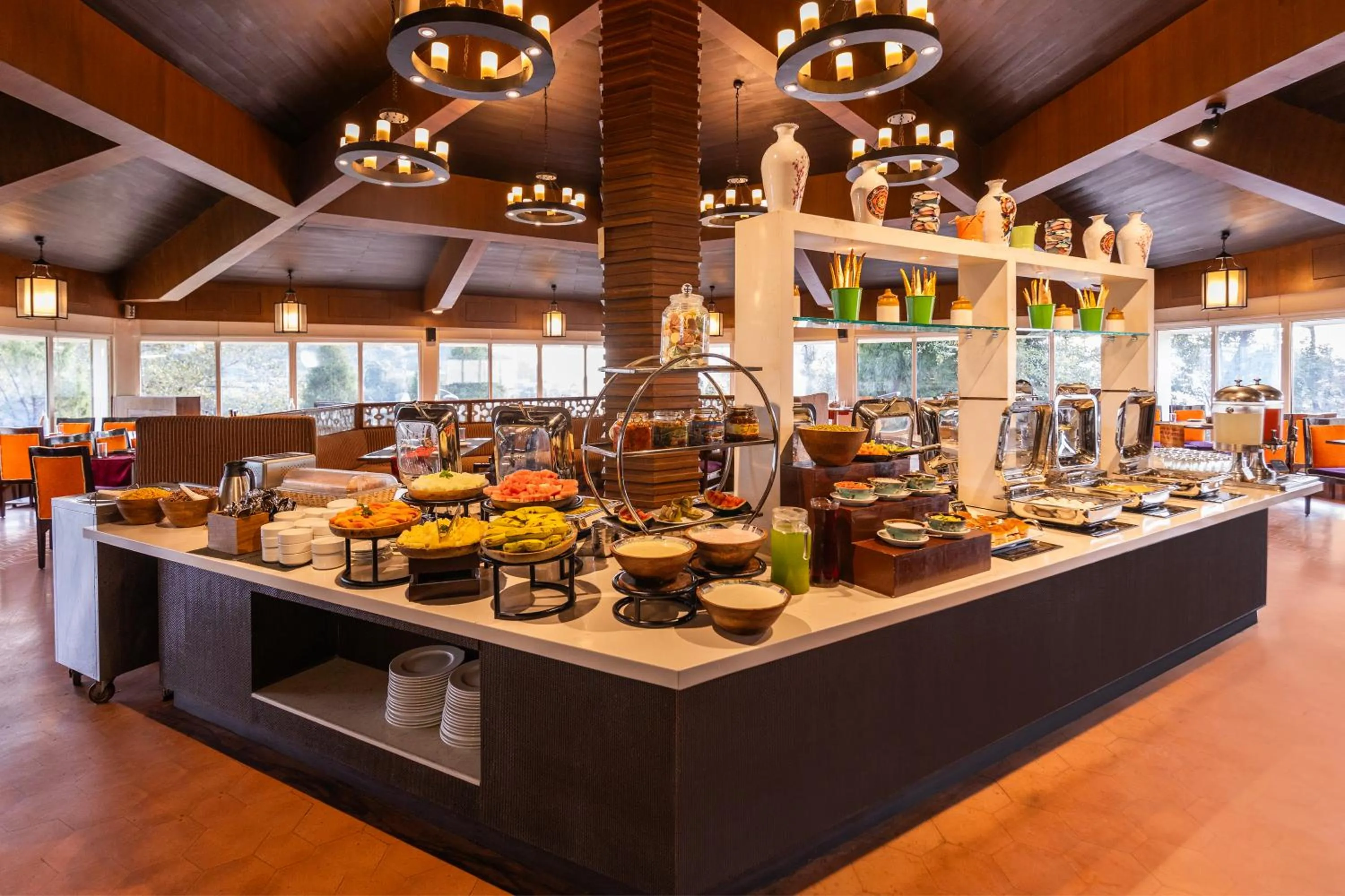 Buffet breakfast in Sterling Darjeeling