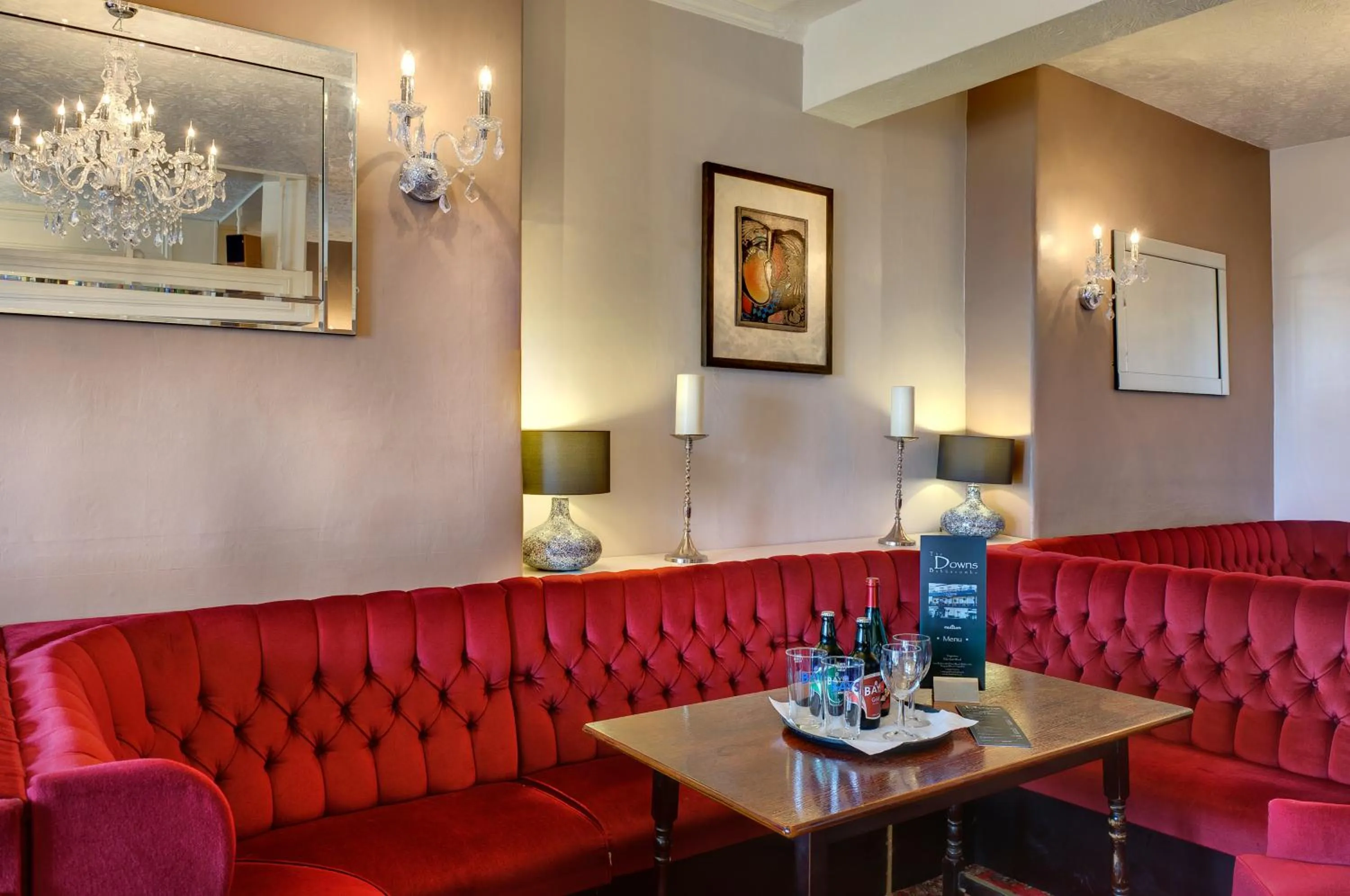 Communal lounge/ TV room in The Downs, Babbacombe