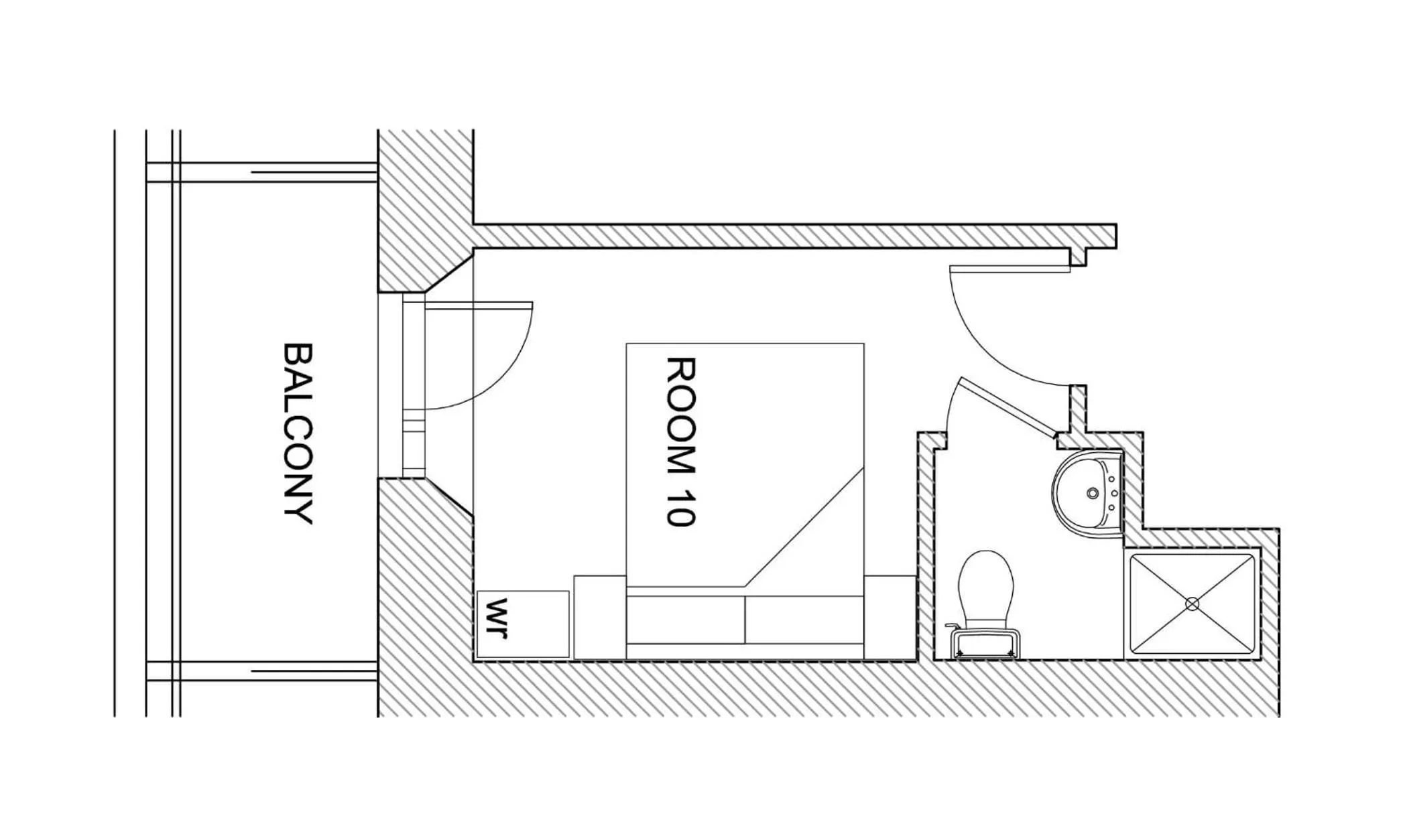 Floor plan in The Downs, Babbacombe