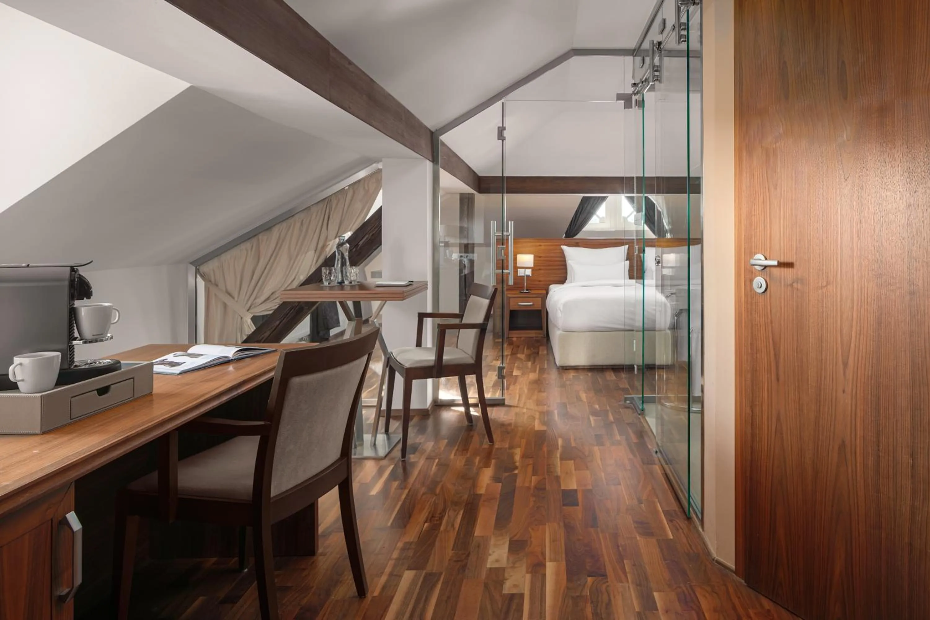 Bed in Harvey Spa Hotel