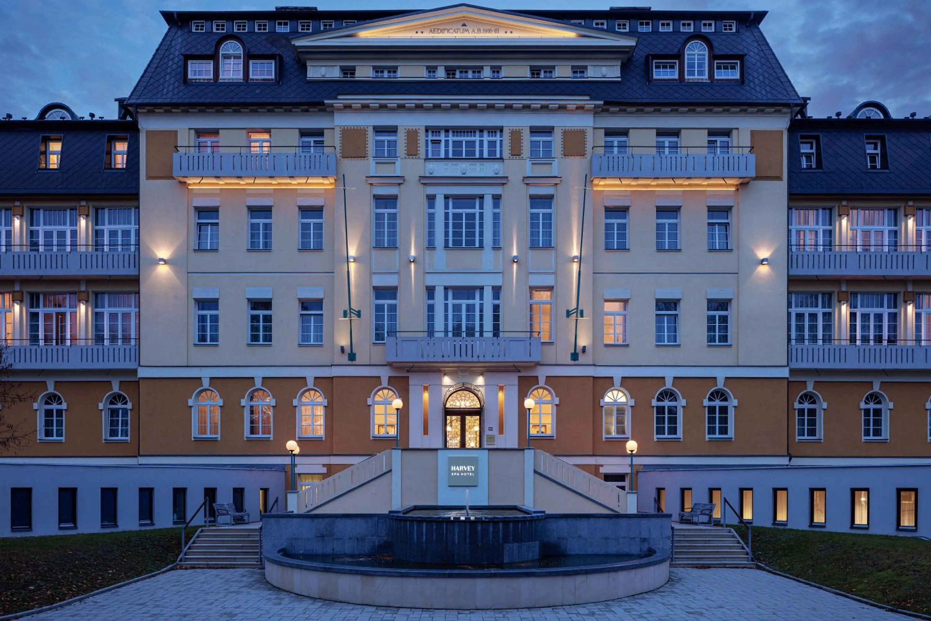 Property building in Harvey Spa Hotel