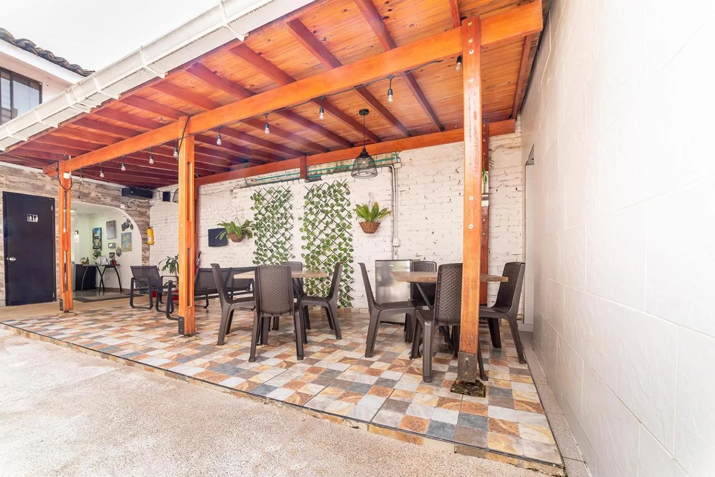 Patio in Hotel Ruta 65