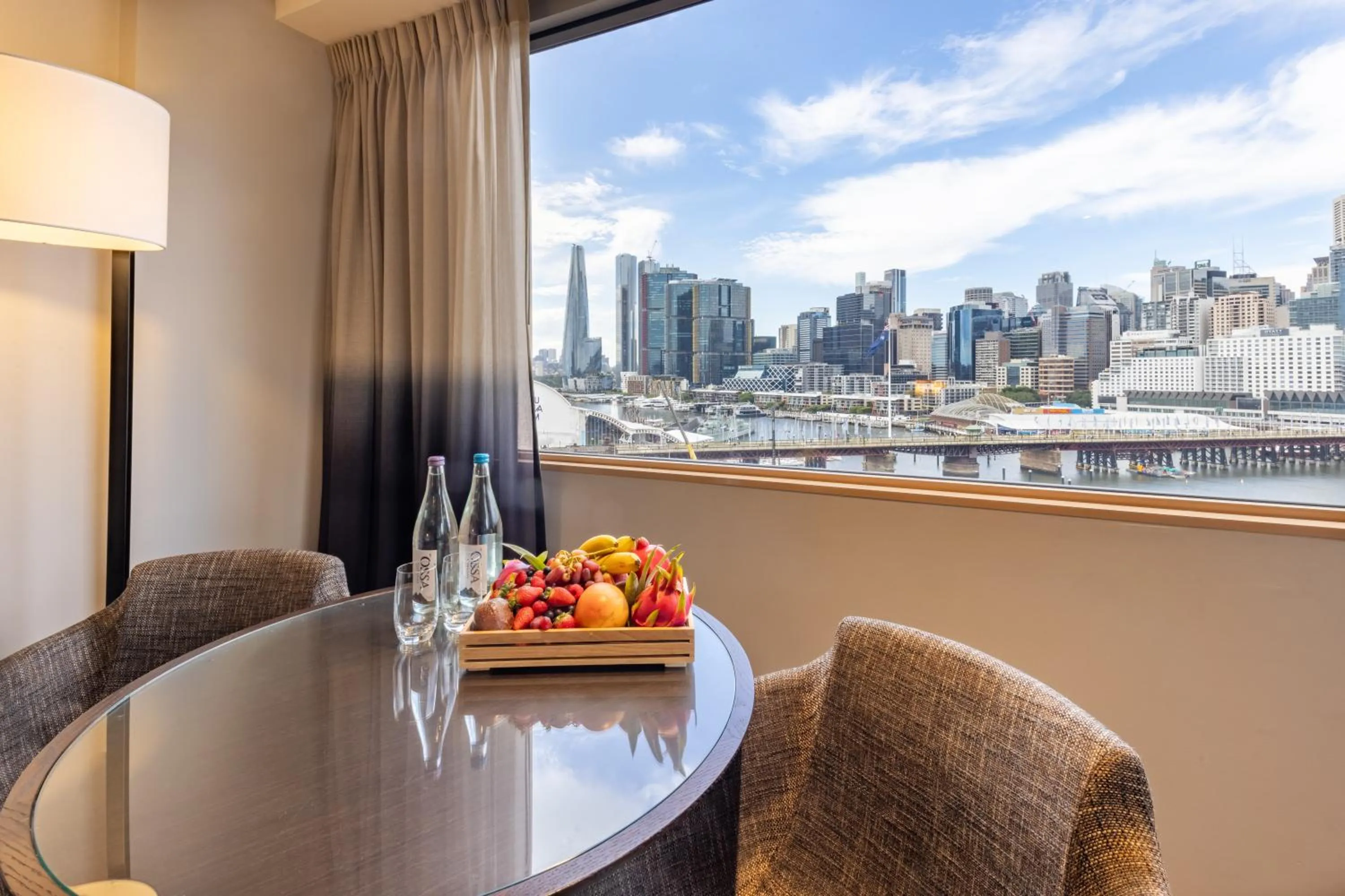 Seating area in Novotel Sydney Darling Harbour