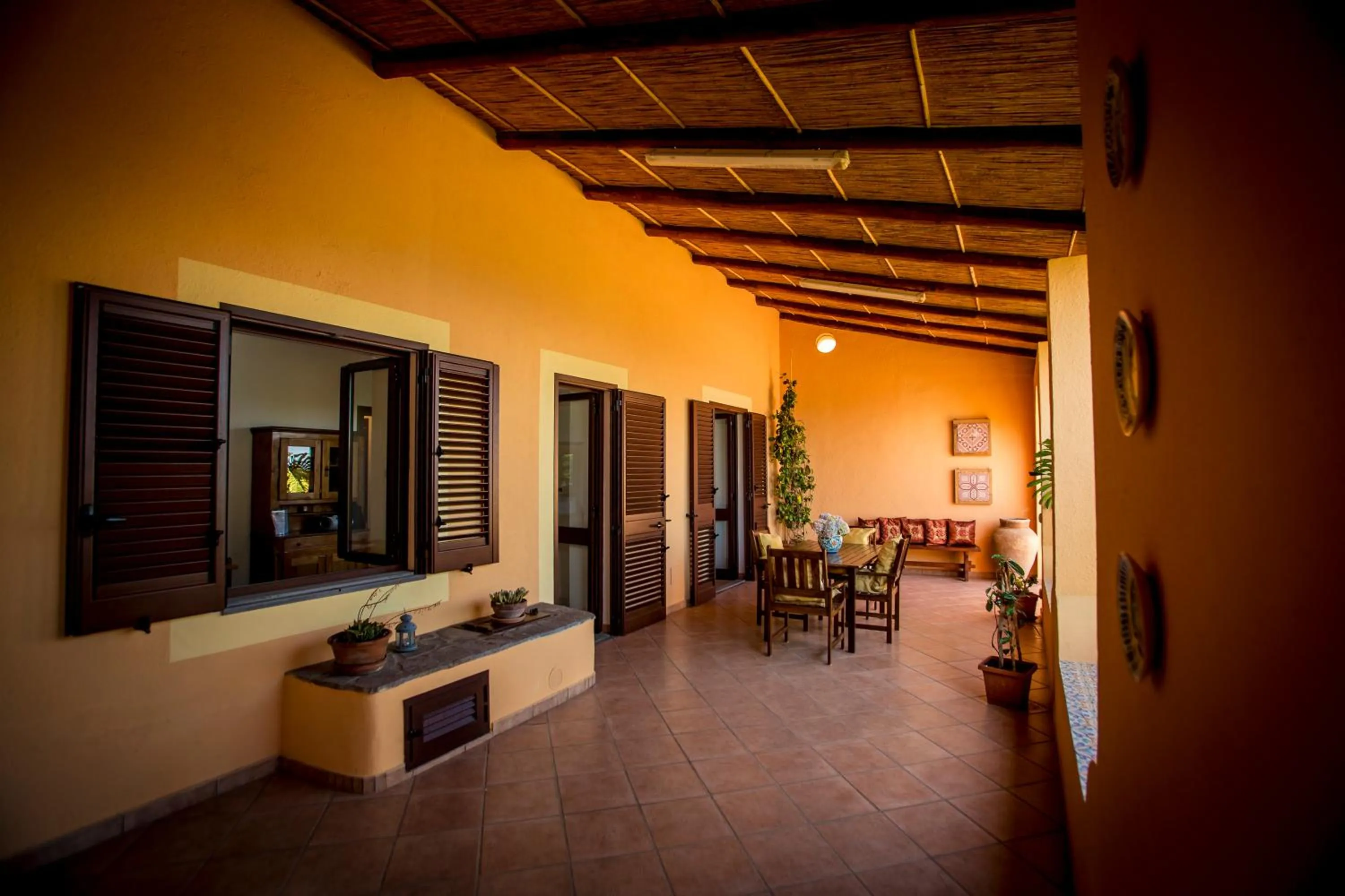 Patio in Resort Al Belvedere Salina