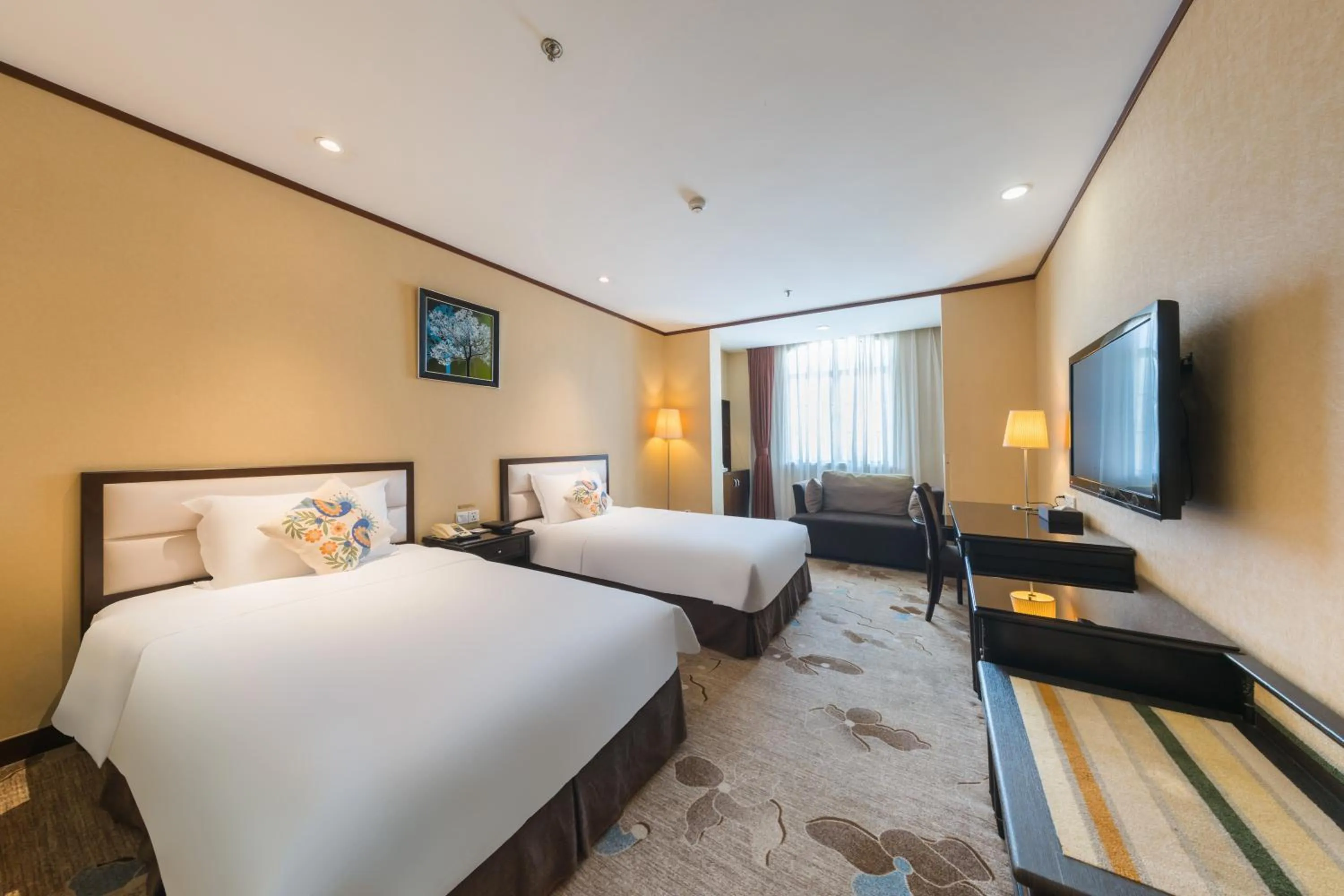 Bed in Shenzhen Shekou Honlux Apartment (Sea World)