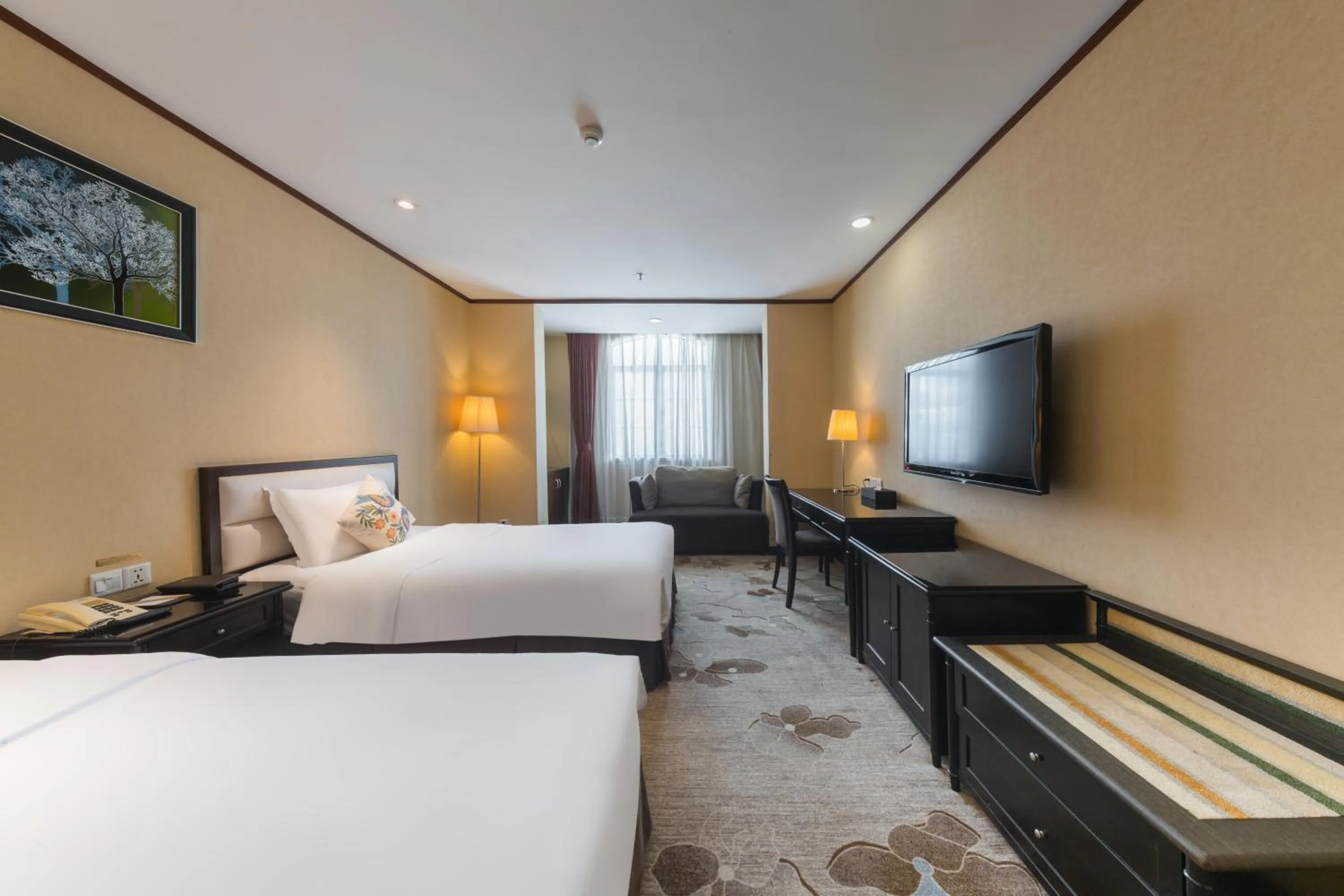 Bed in Shenzhen Shekou Honlux Apartment (Sea World)