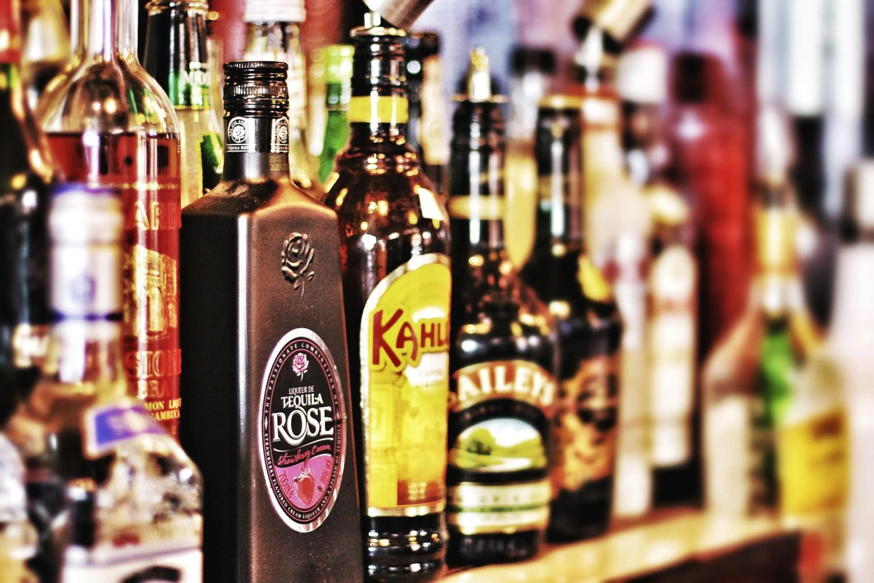 Alcoholic drinks in Beaconsfield Hotel