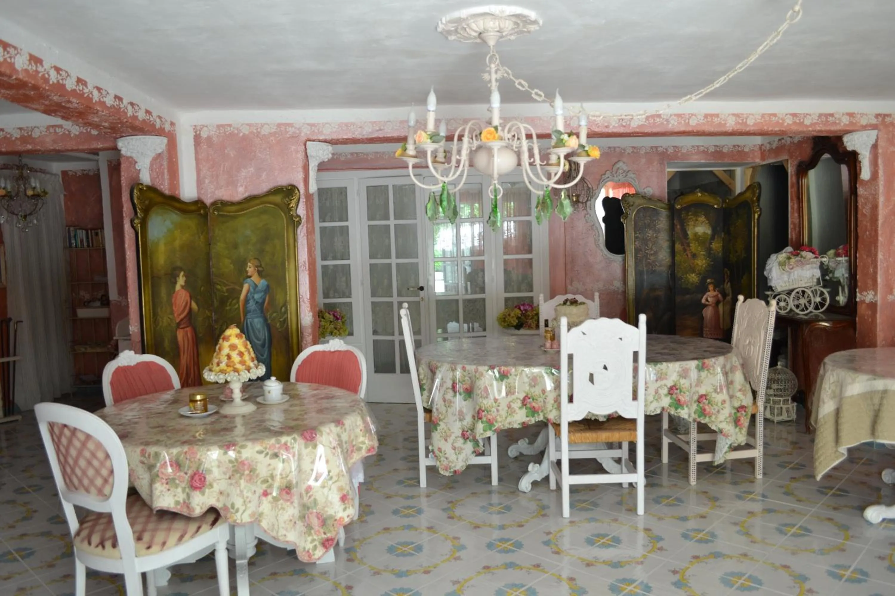 Decorative detail in B&B La Maison degli Angeli