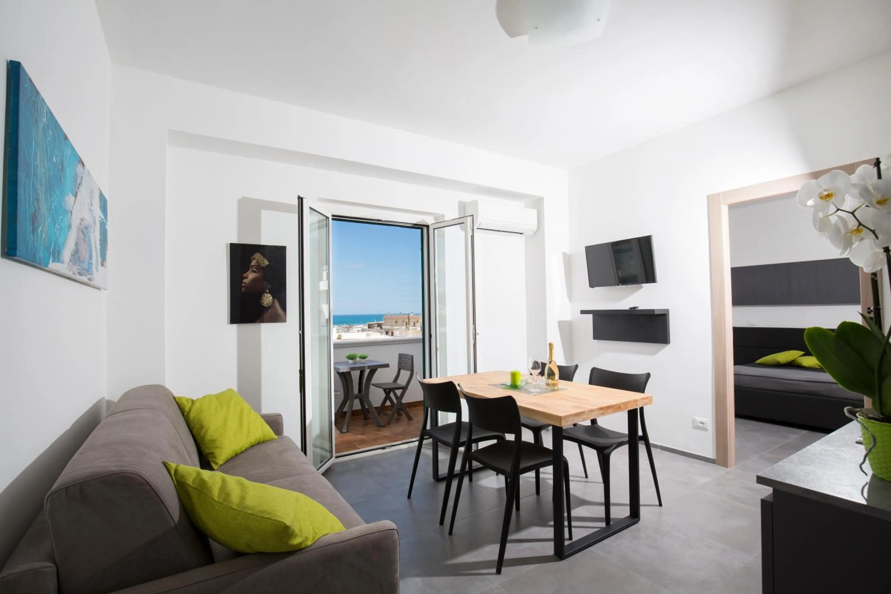 Living room in Svevo Sea House