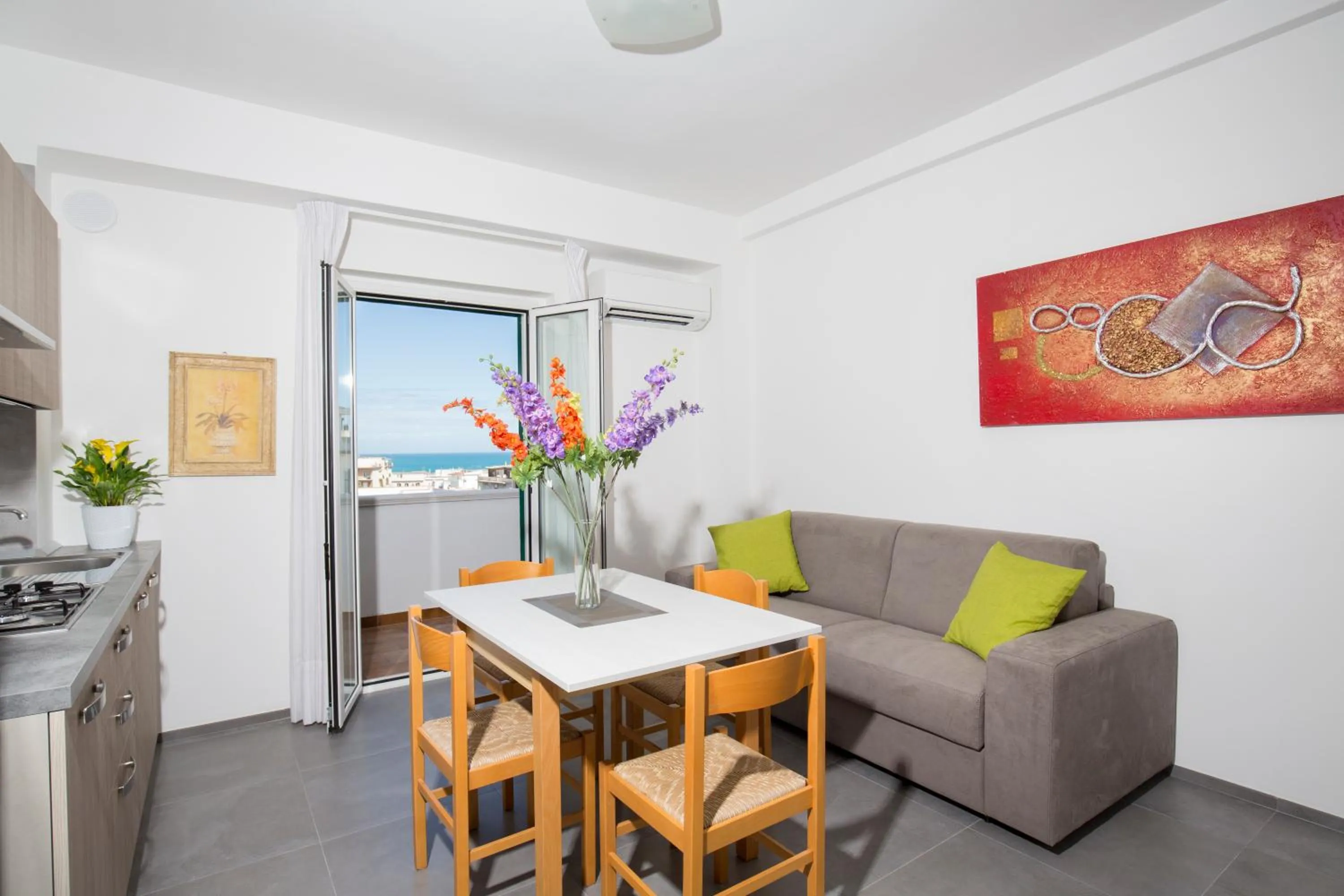 Living room in Svevo Sea House