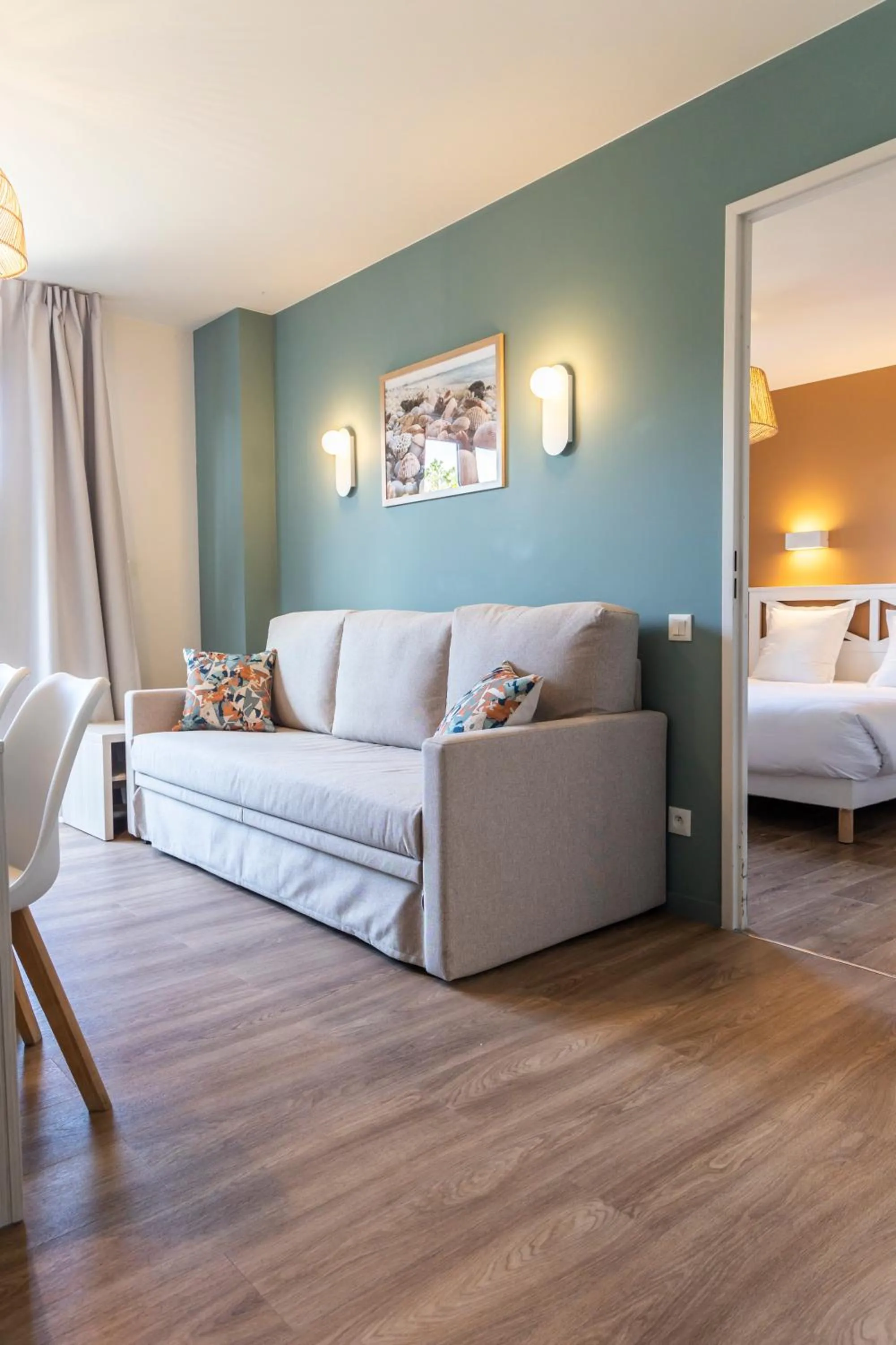 Bed in Résidence Odalys Les Villas de la Baie