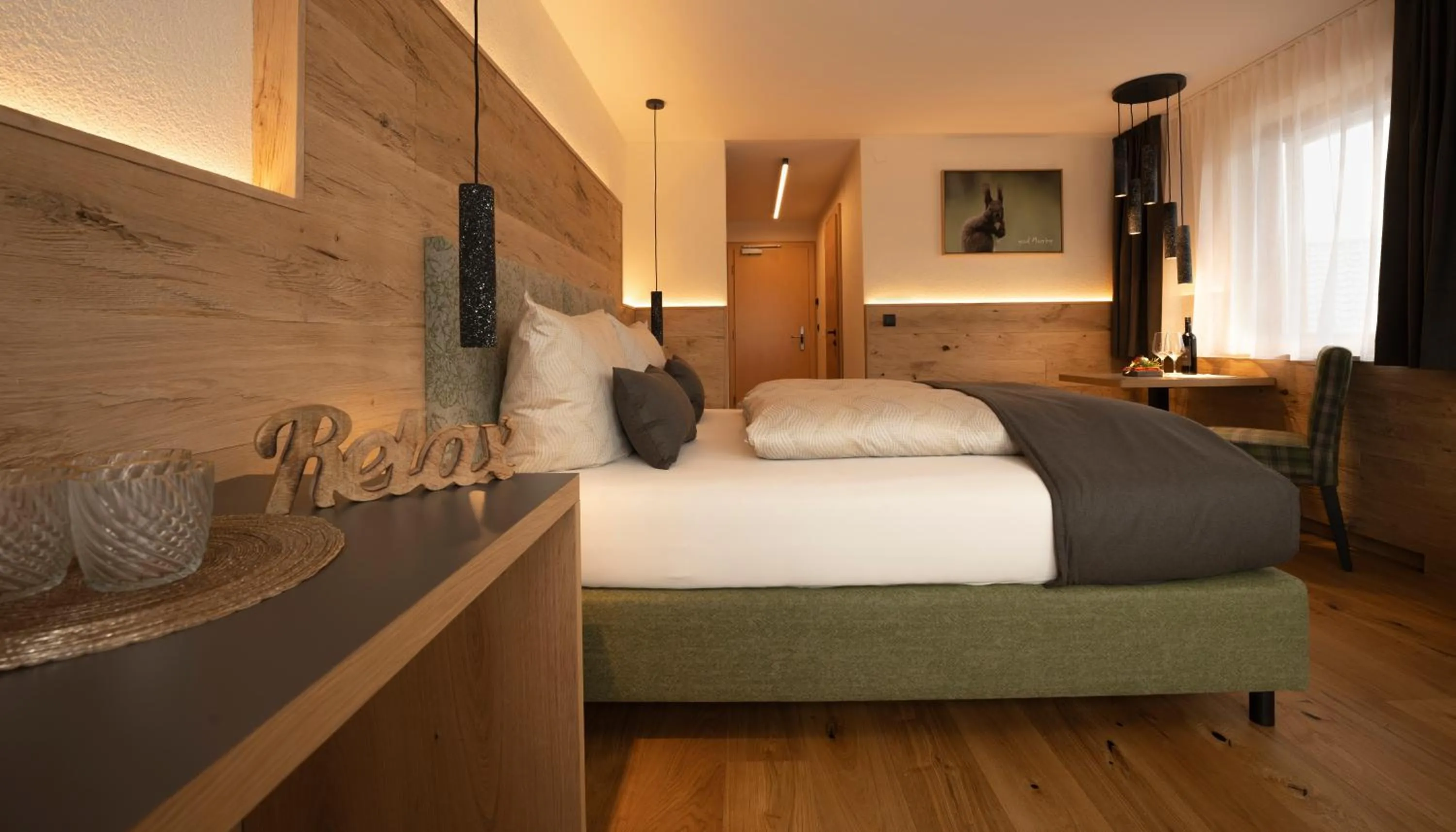Bed in Aparthotel Fernblick