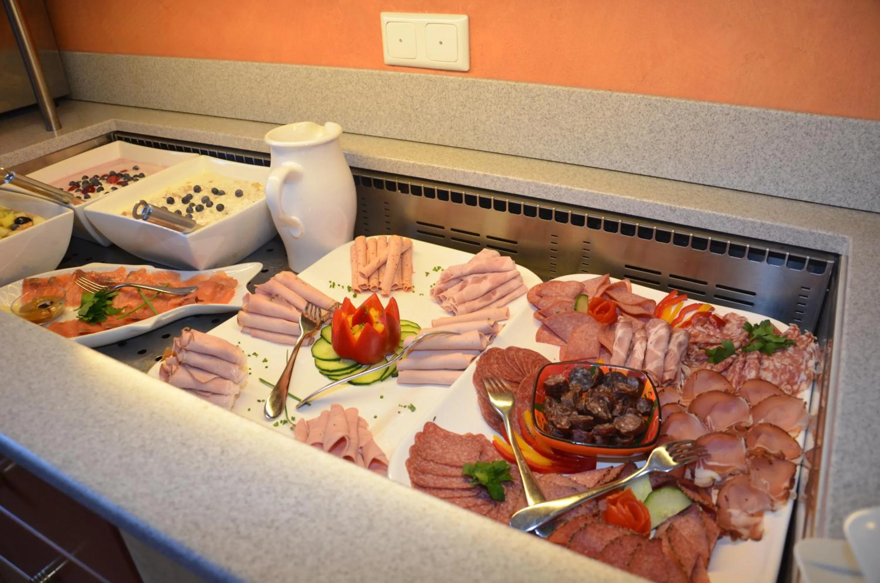 Buffet breakfast in Aparthotel Fernblick