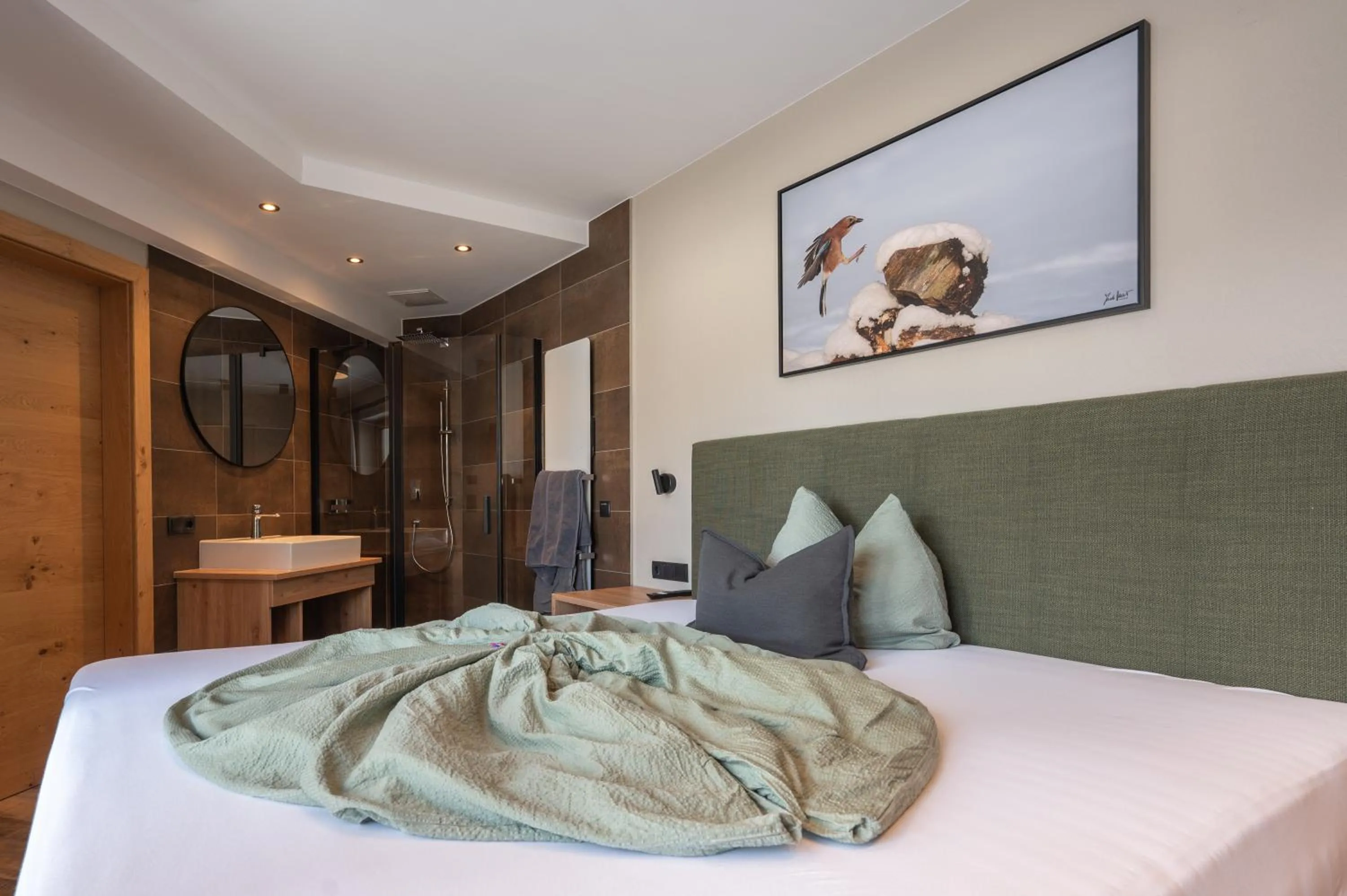 Bed in Aparthotel Fernblick