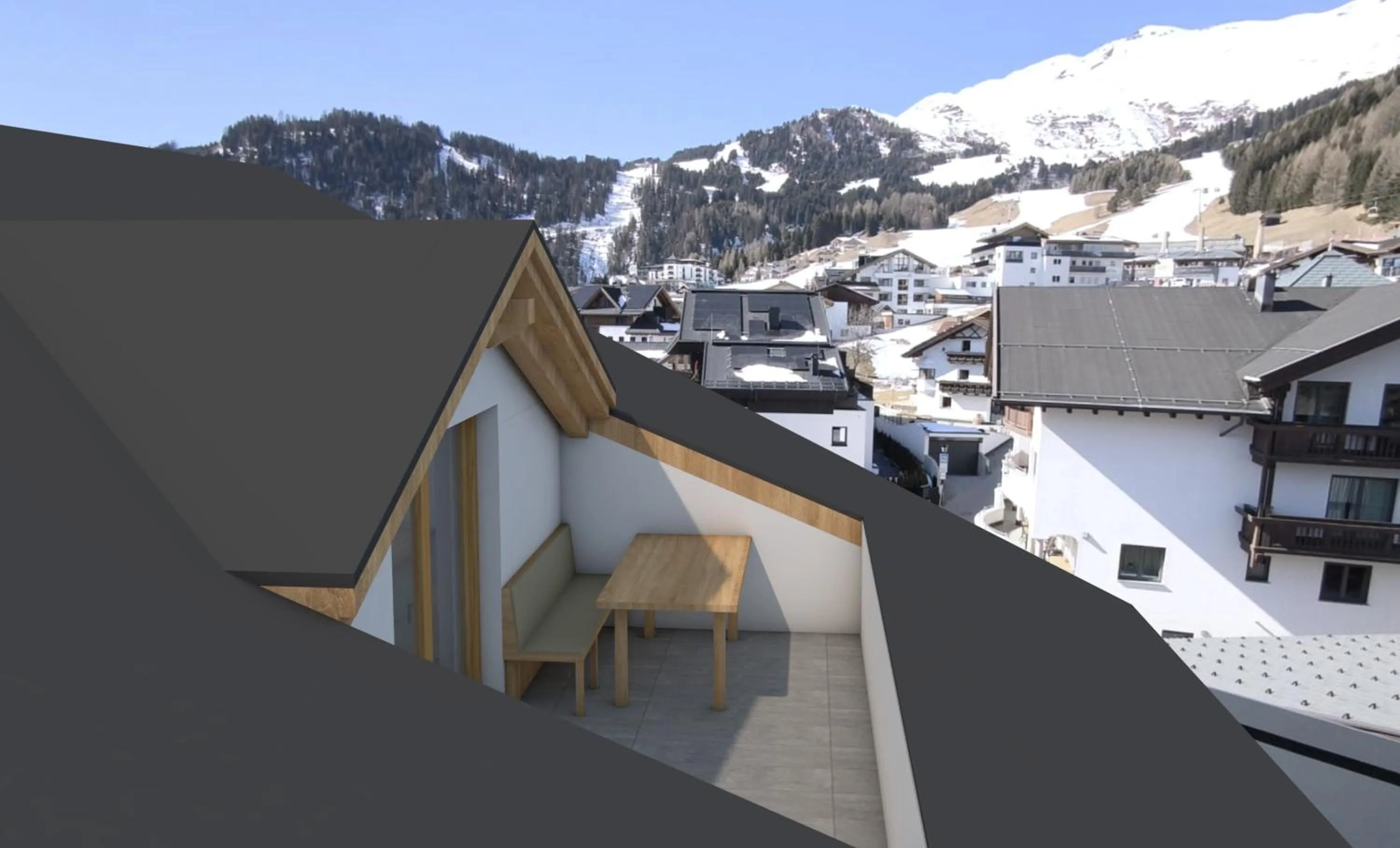 Property building in Aparthotel Fernblick