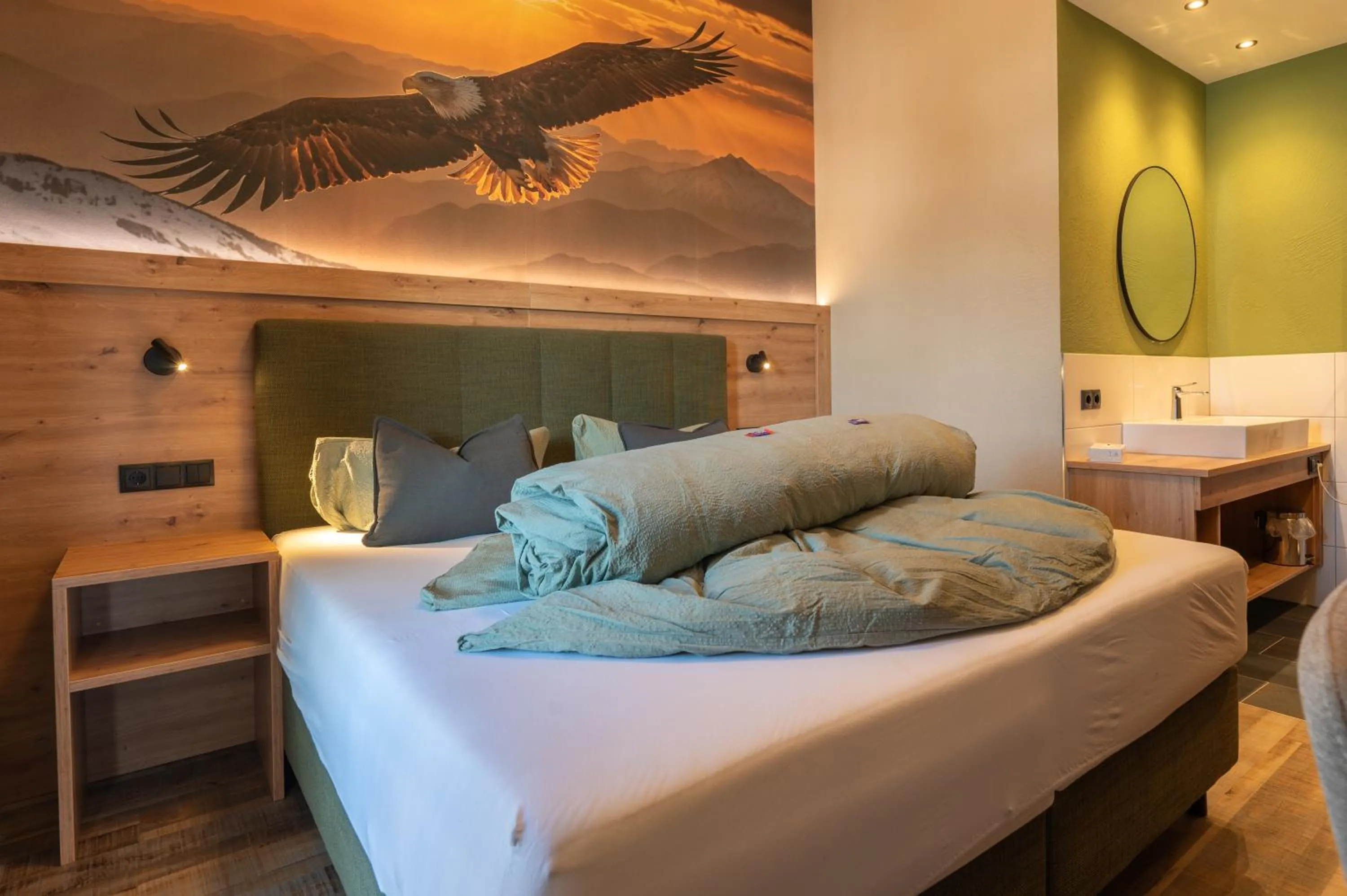 Bed in Aparthotel Fernblick