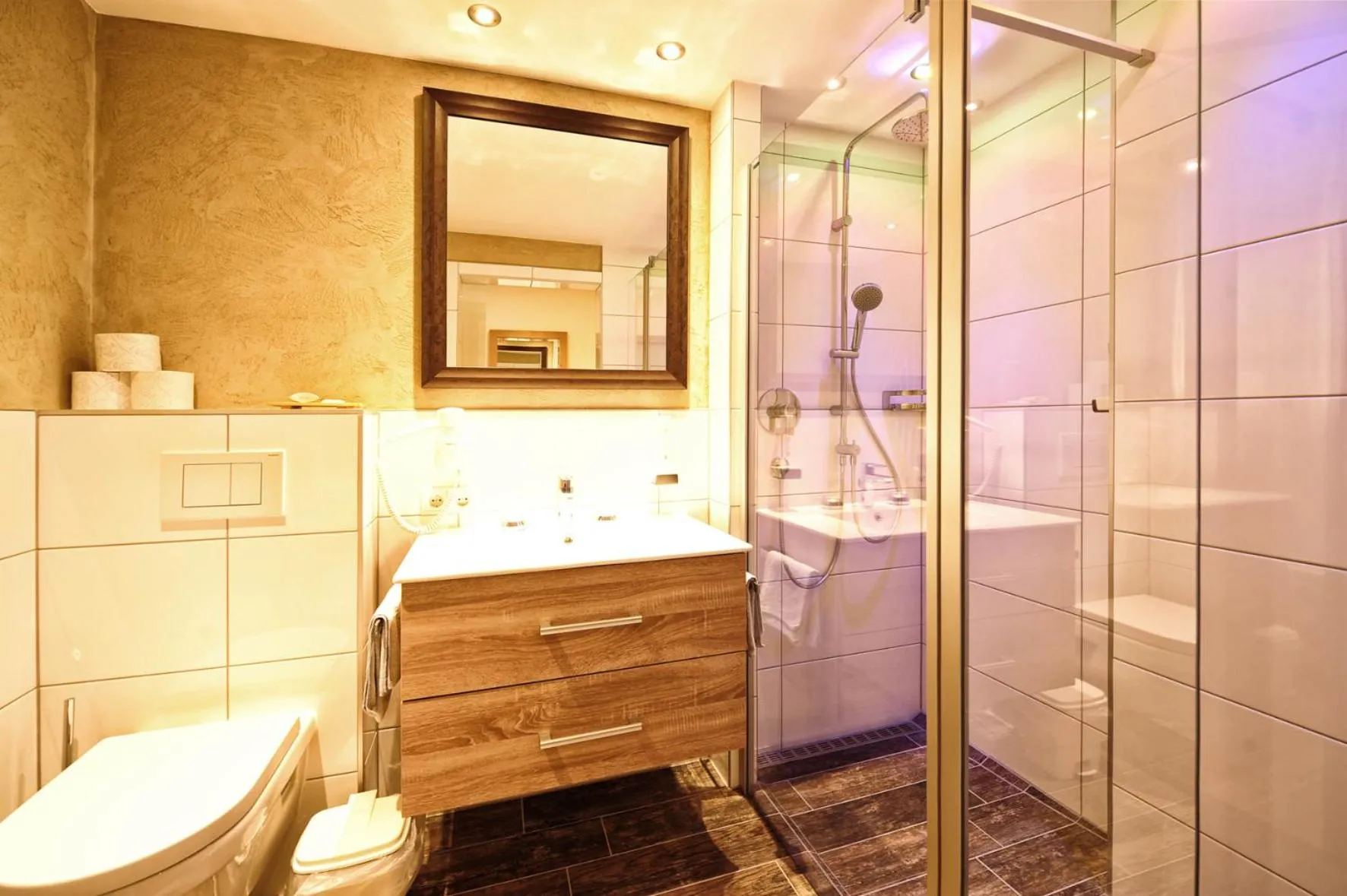 Shower in Aparthotel Fernblick