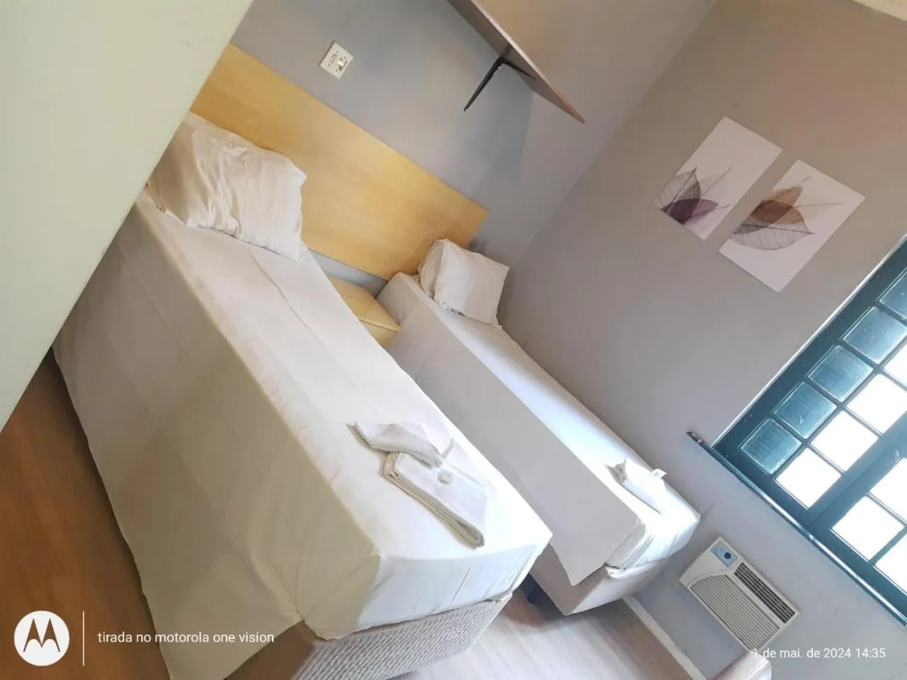 Bed in Hotel Internacional São Paulo