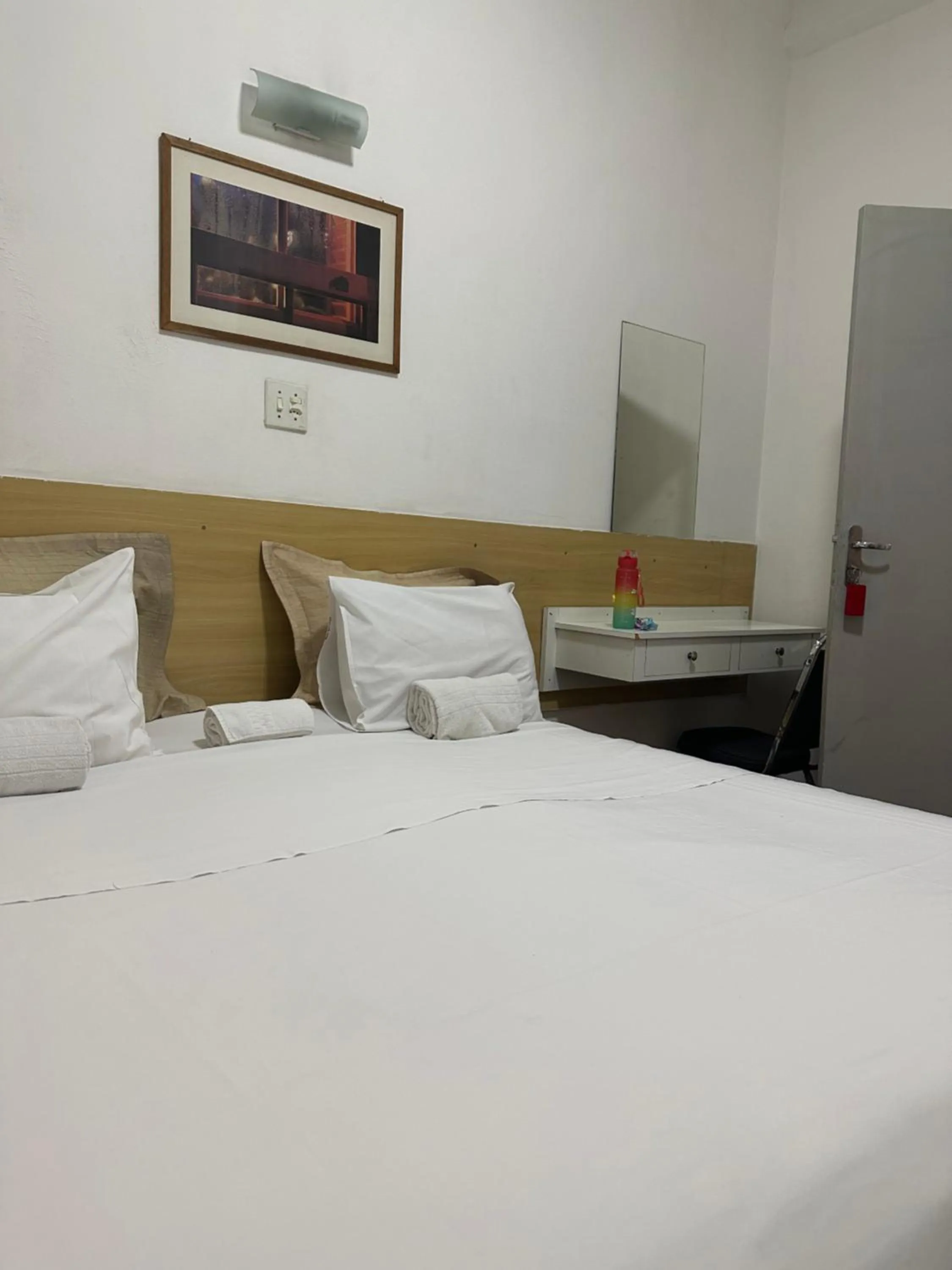 Bed in Hotel Internacional São Paulo