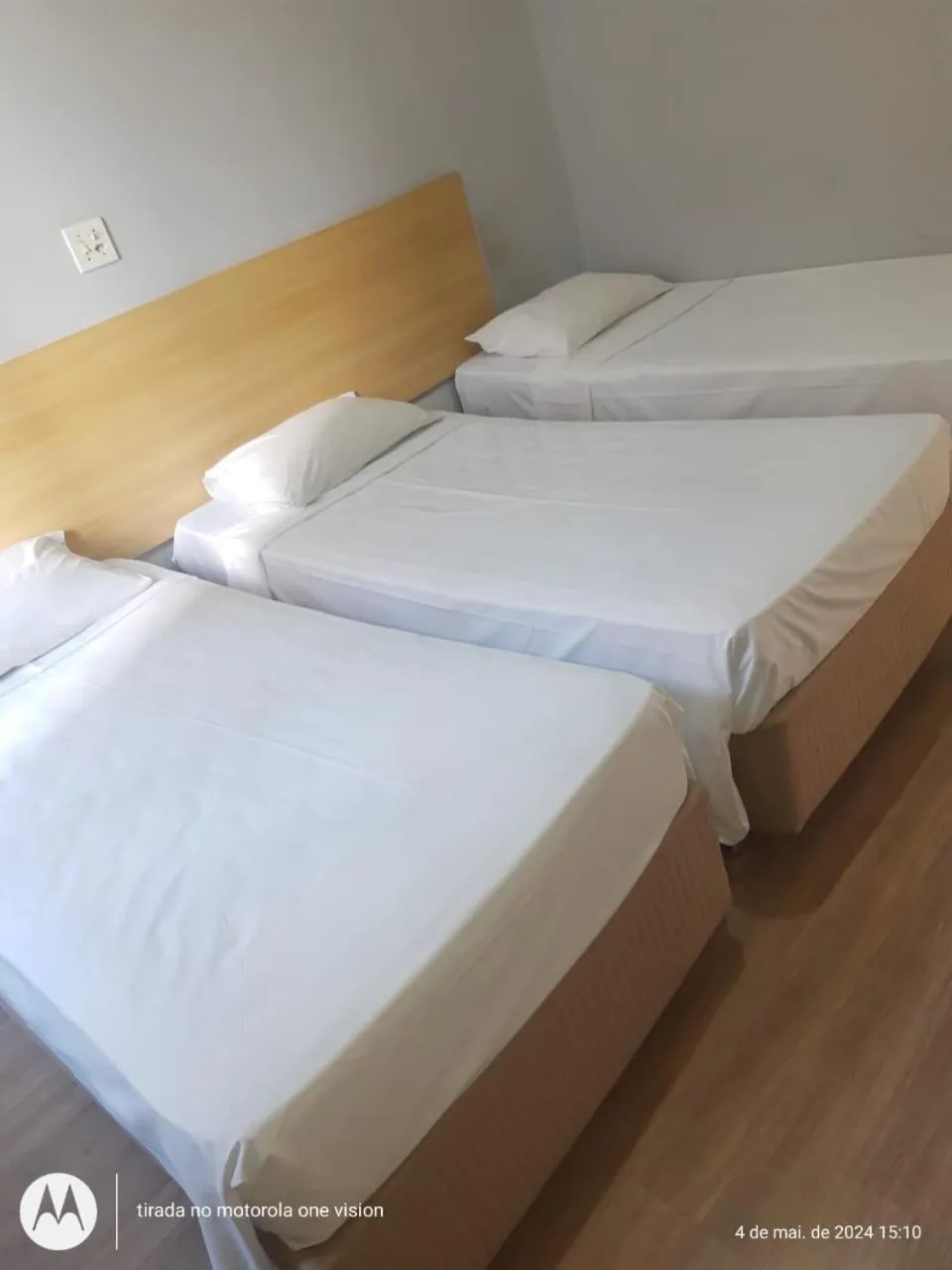 Bed in Hotel Internacional São Paulo