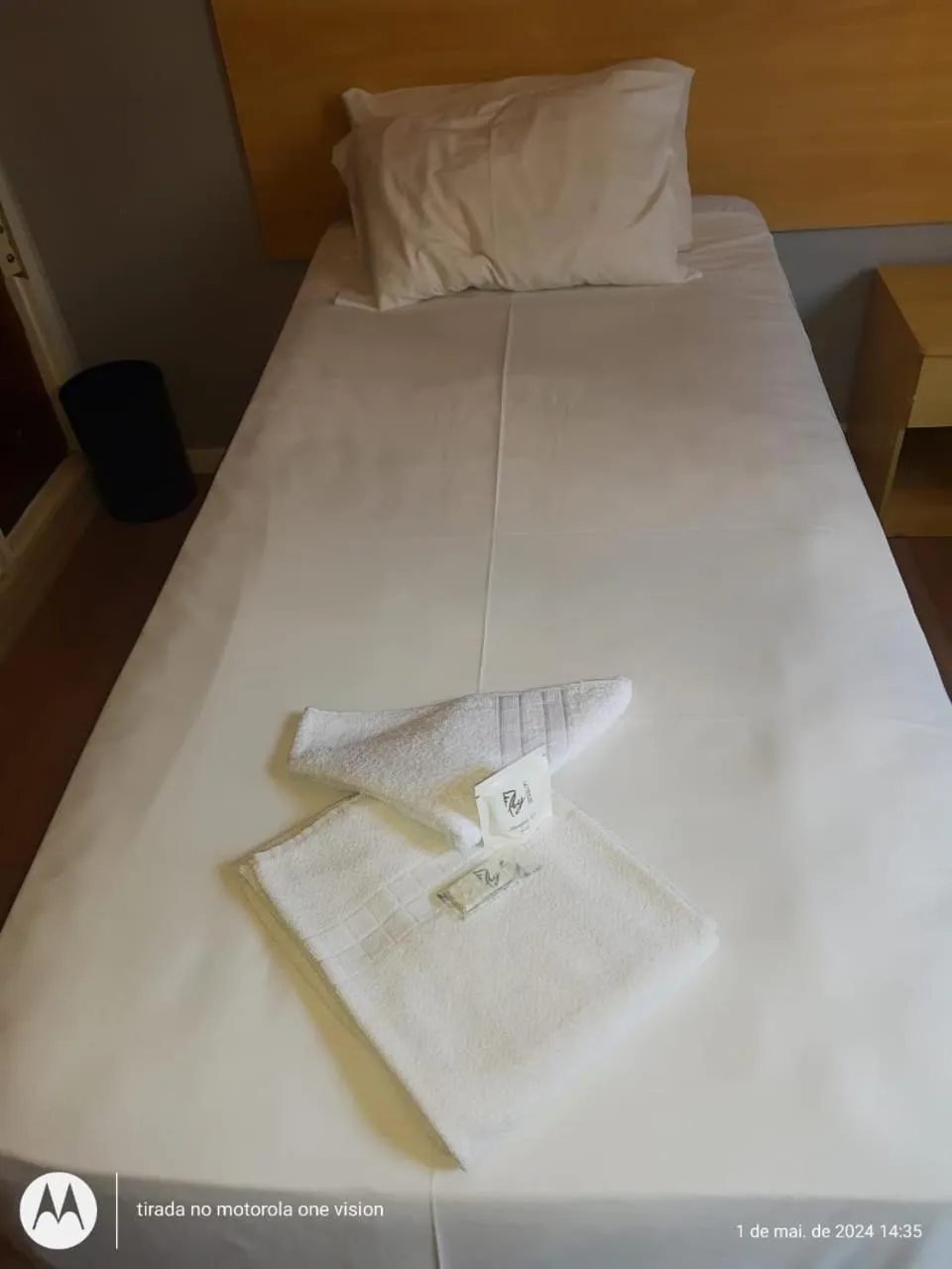 Bed in Hotel Internacional São Paulo