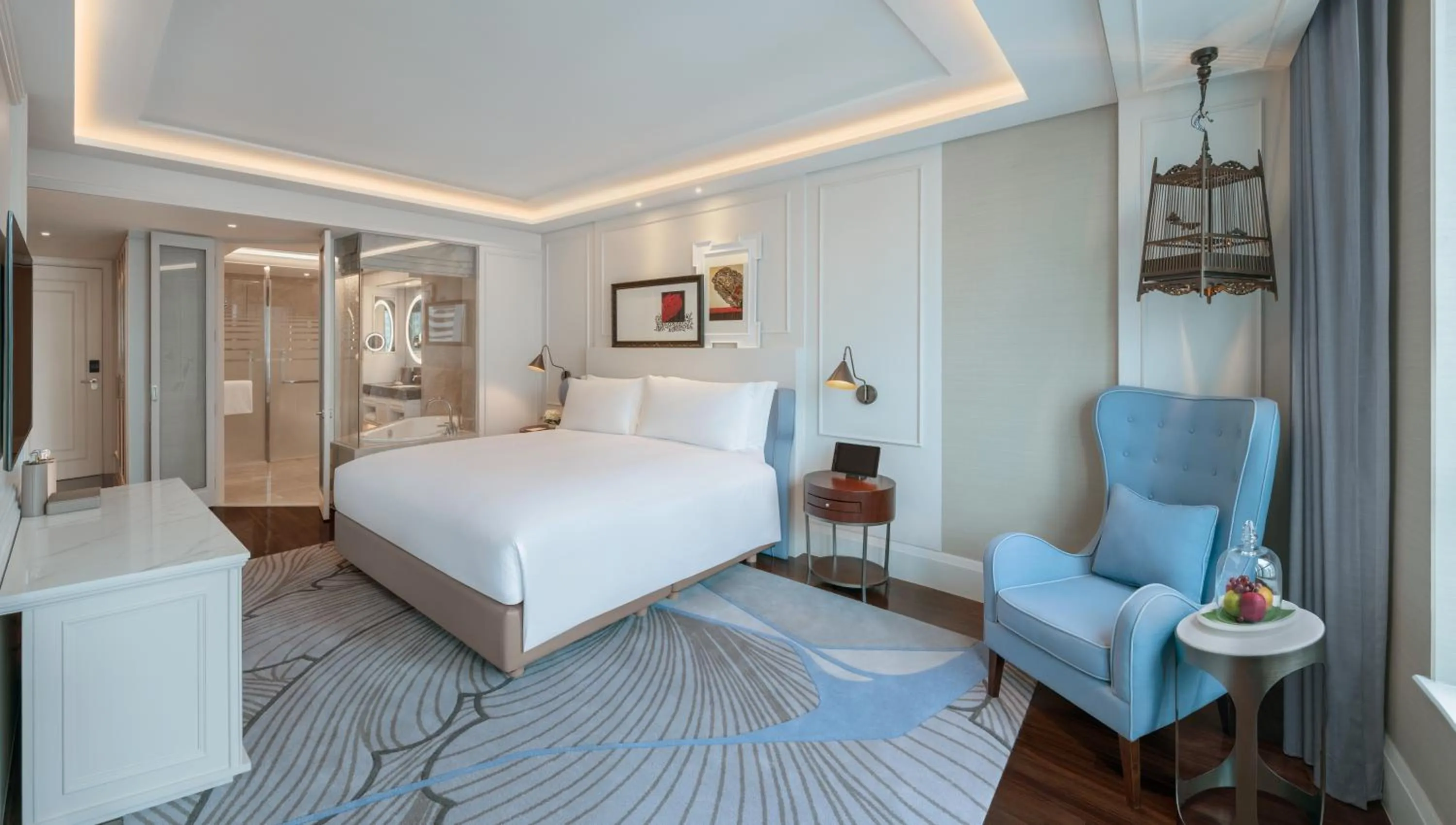 Bed in Sofitel Bangkok Sukhumvit