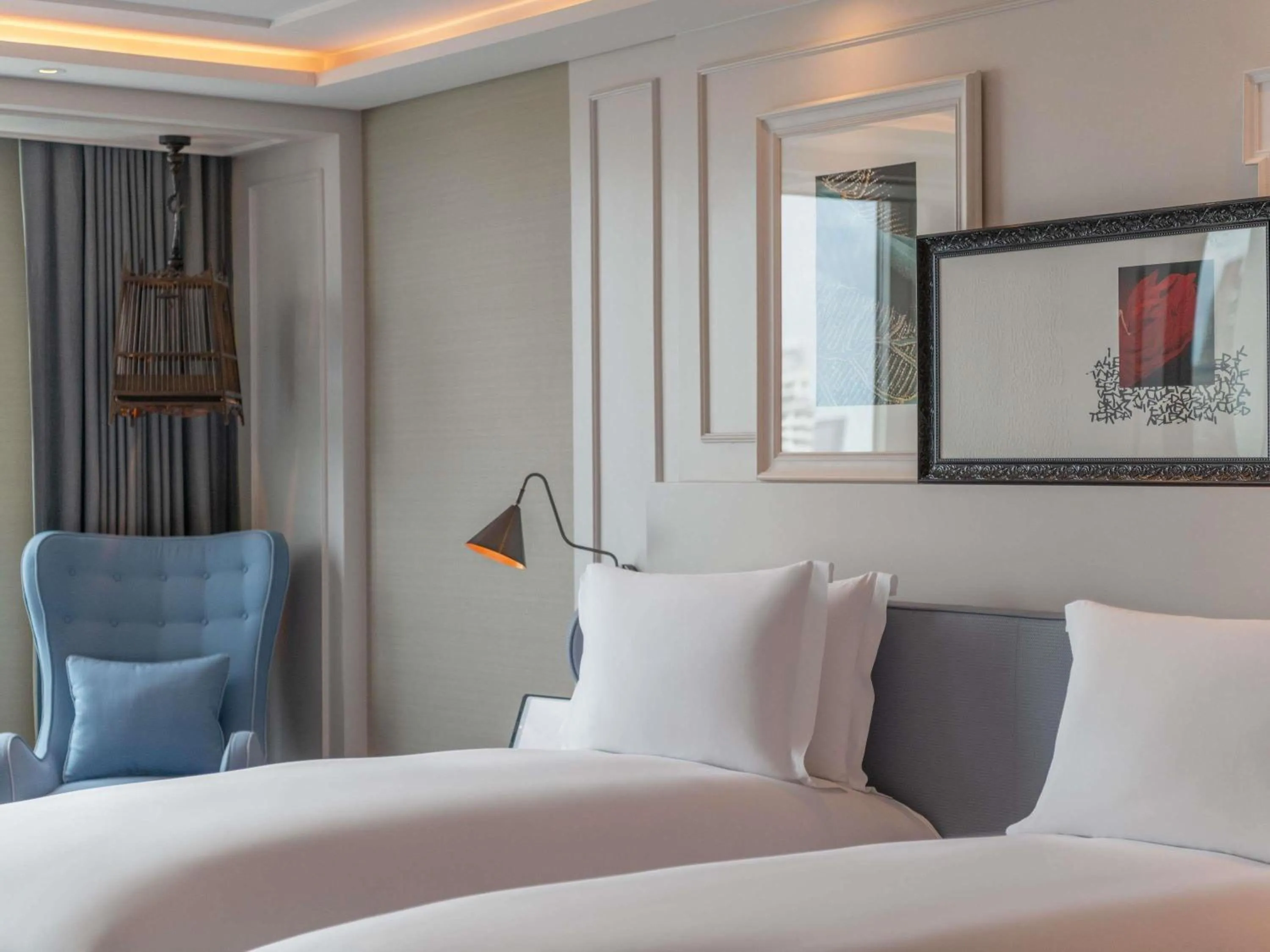 Bedroom, Bed in Sofitel Bangkok Sukhumvit