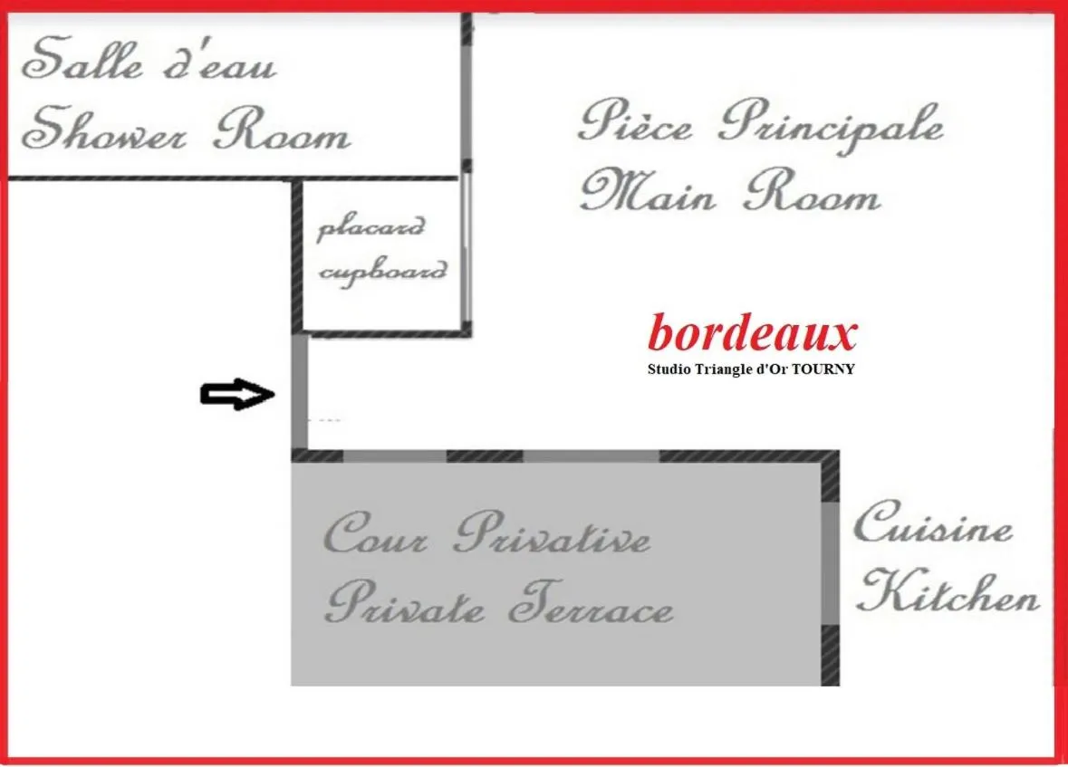 Studio Coeur de Bordeaux Terrasse Wifi gratuit