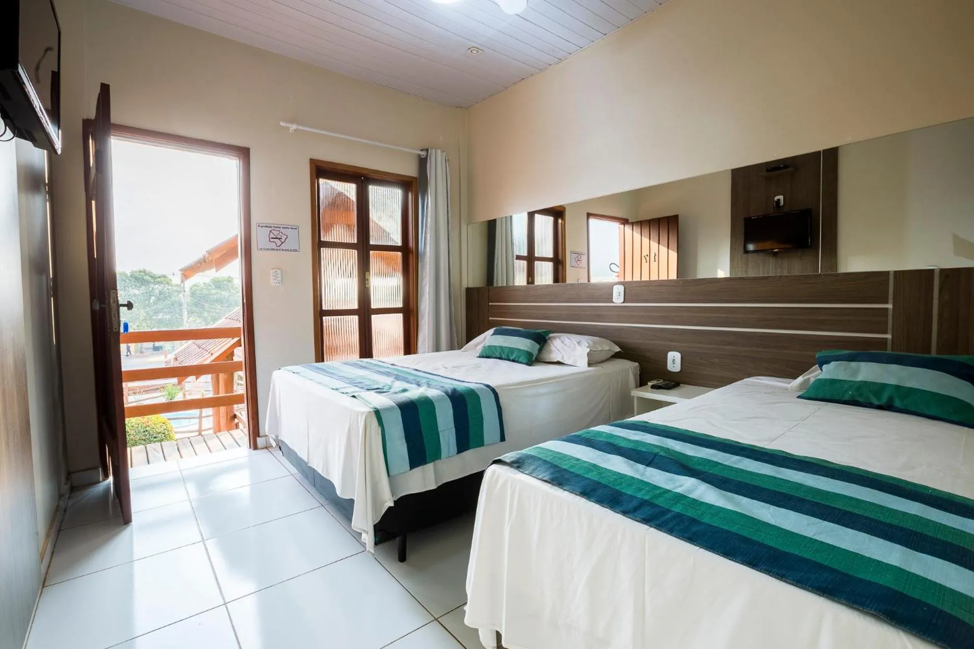 Bedroom, Bed in Pousada Muito Bonito