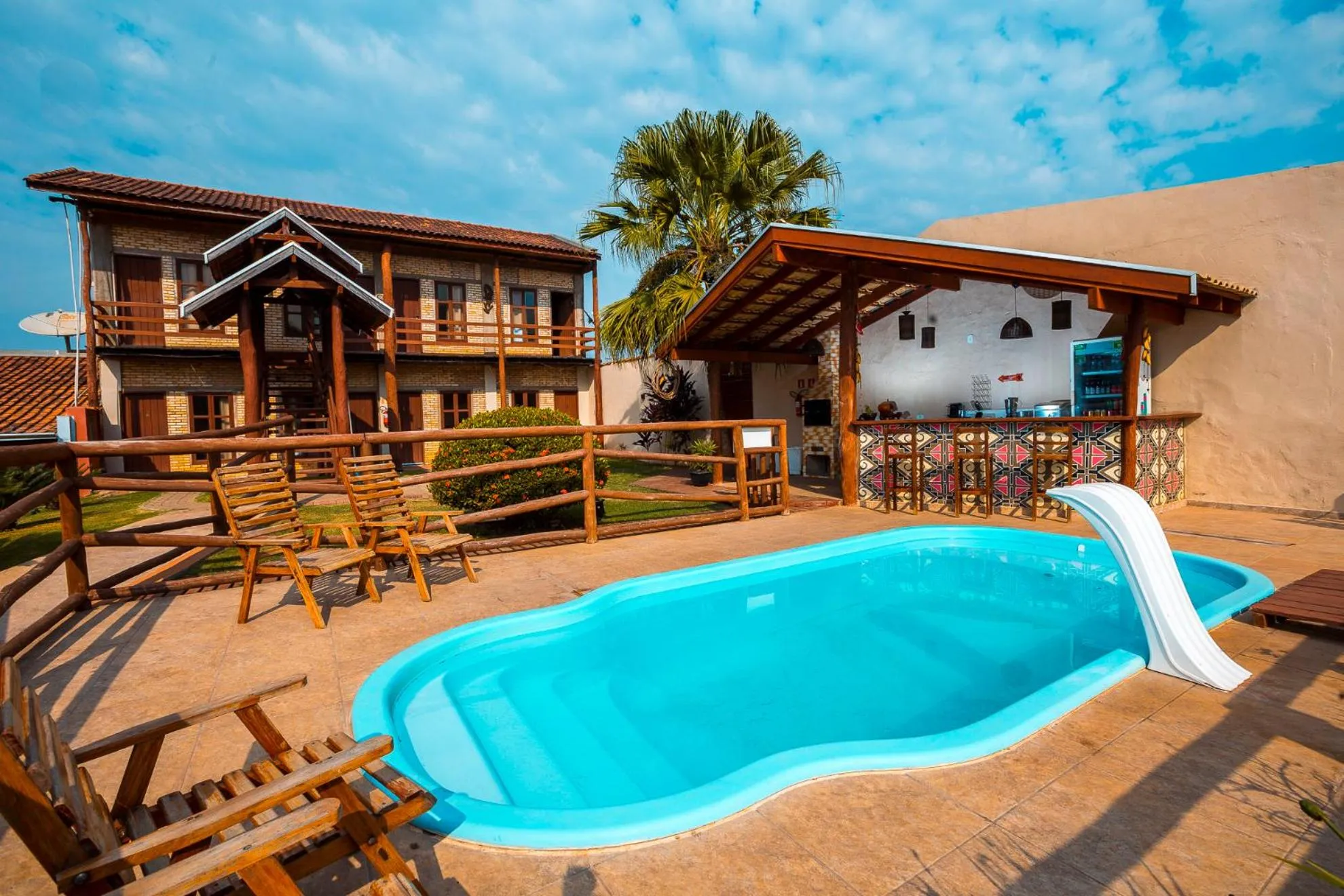 BBQ facilities in Pousada Muito Bonito