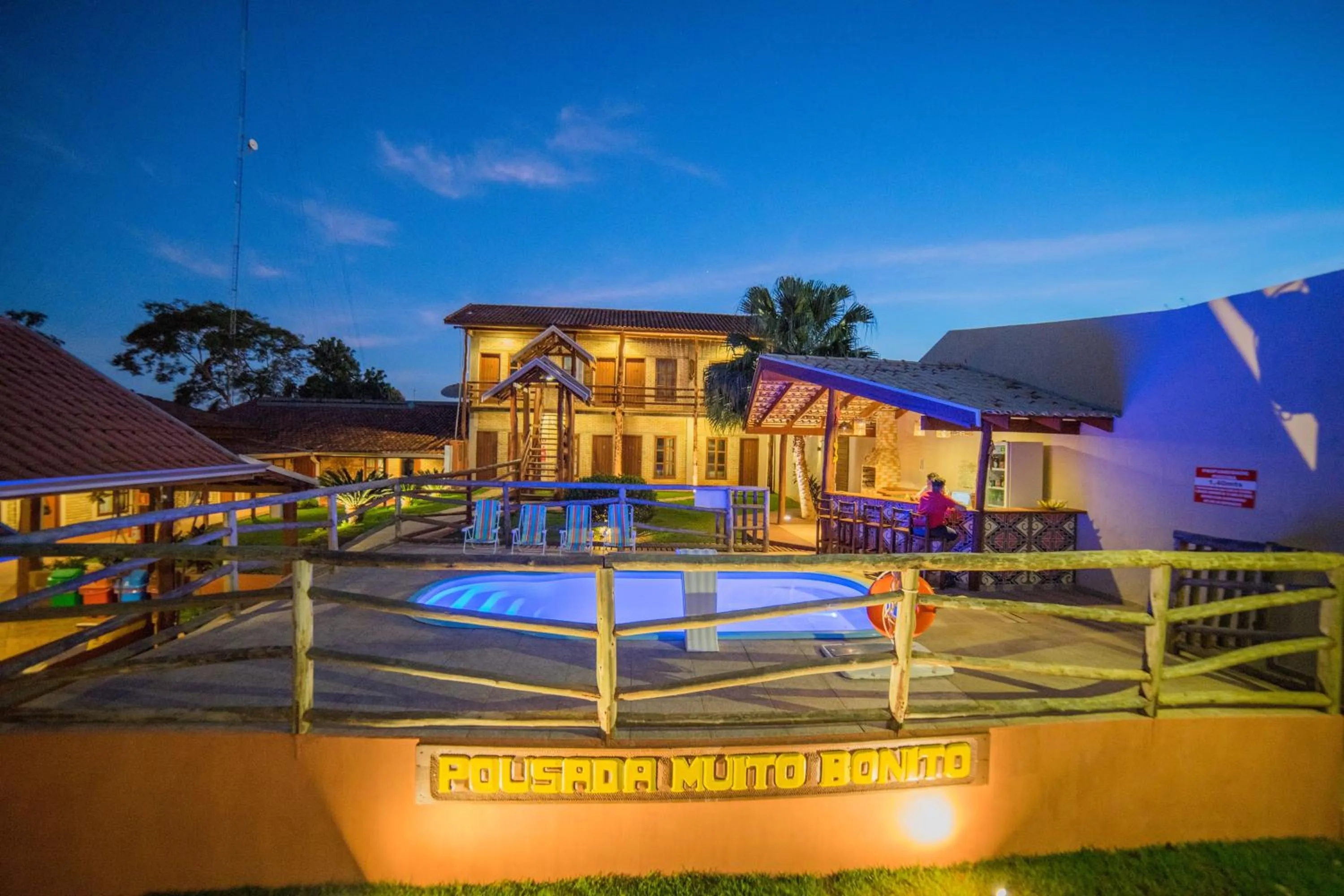 BBQ facilities in Pousada Muito Bonito