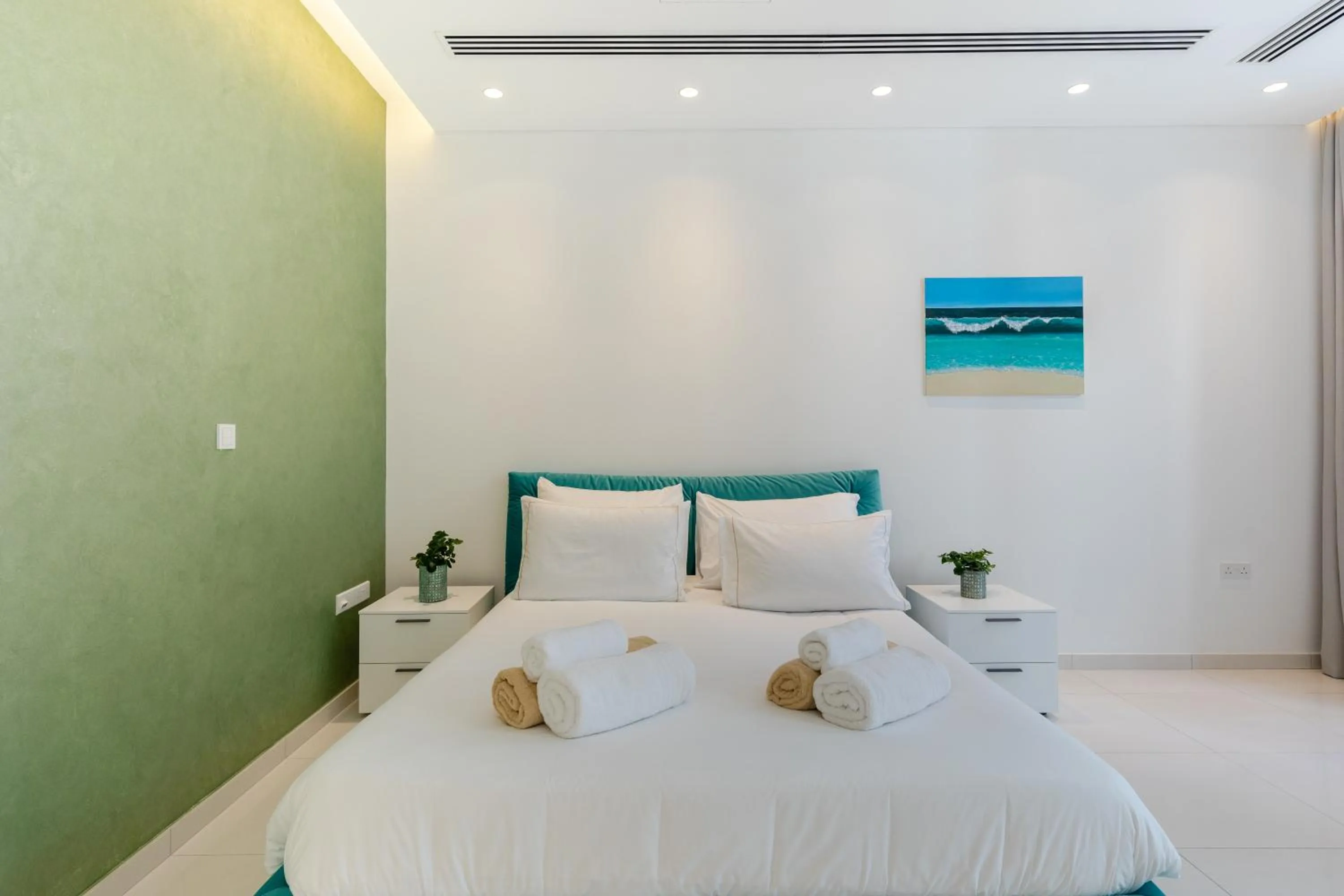 Bed in Vivo Mare Beachfront-Seaview Villas