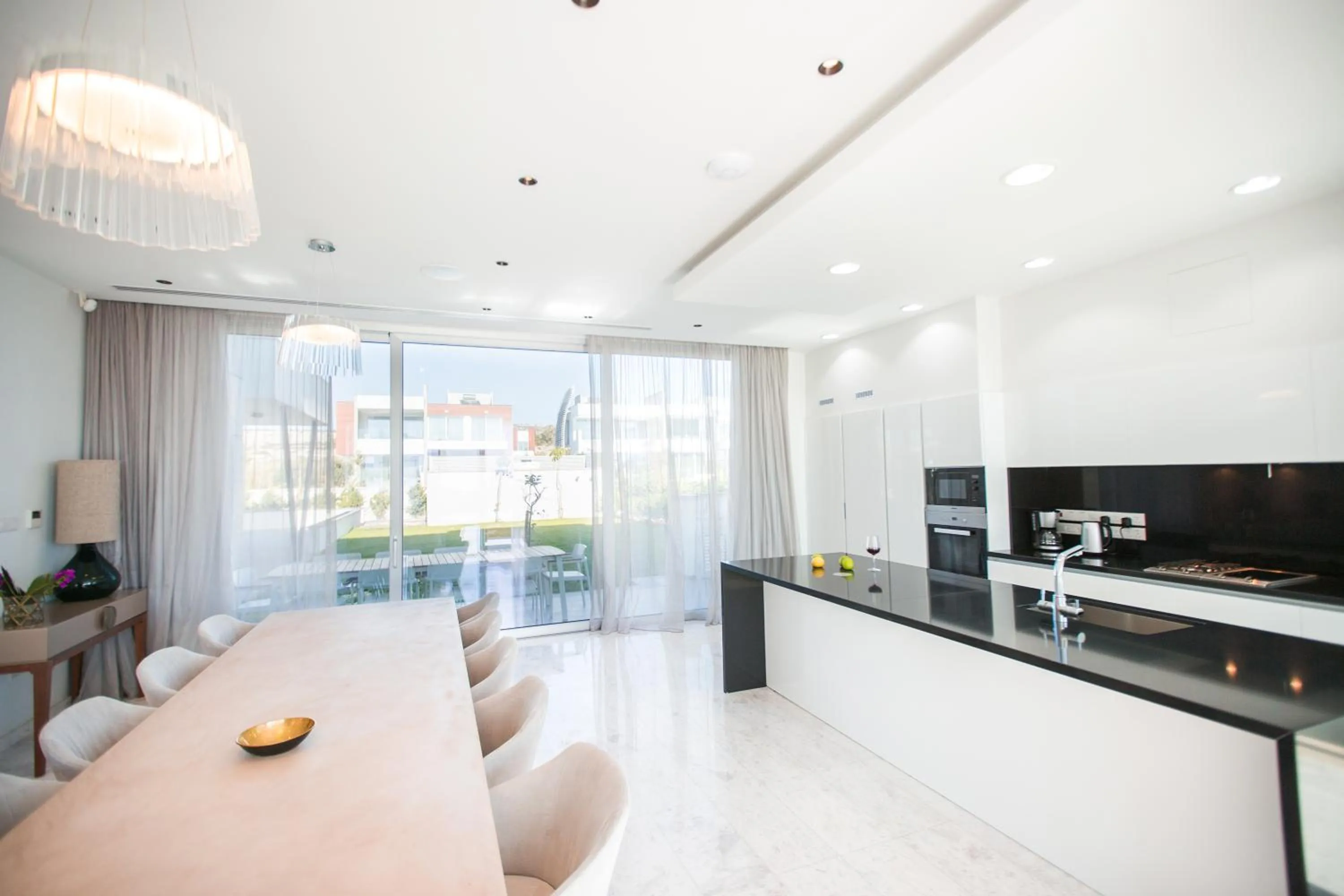 Seating area in Vivo Mare Beachfront-Seaview Villas