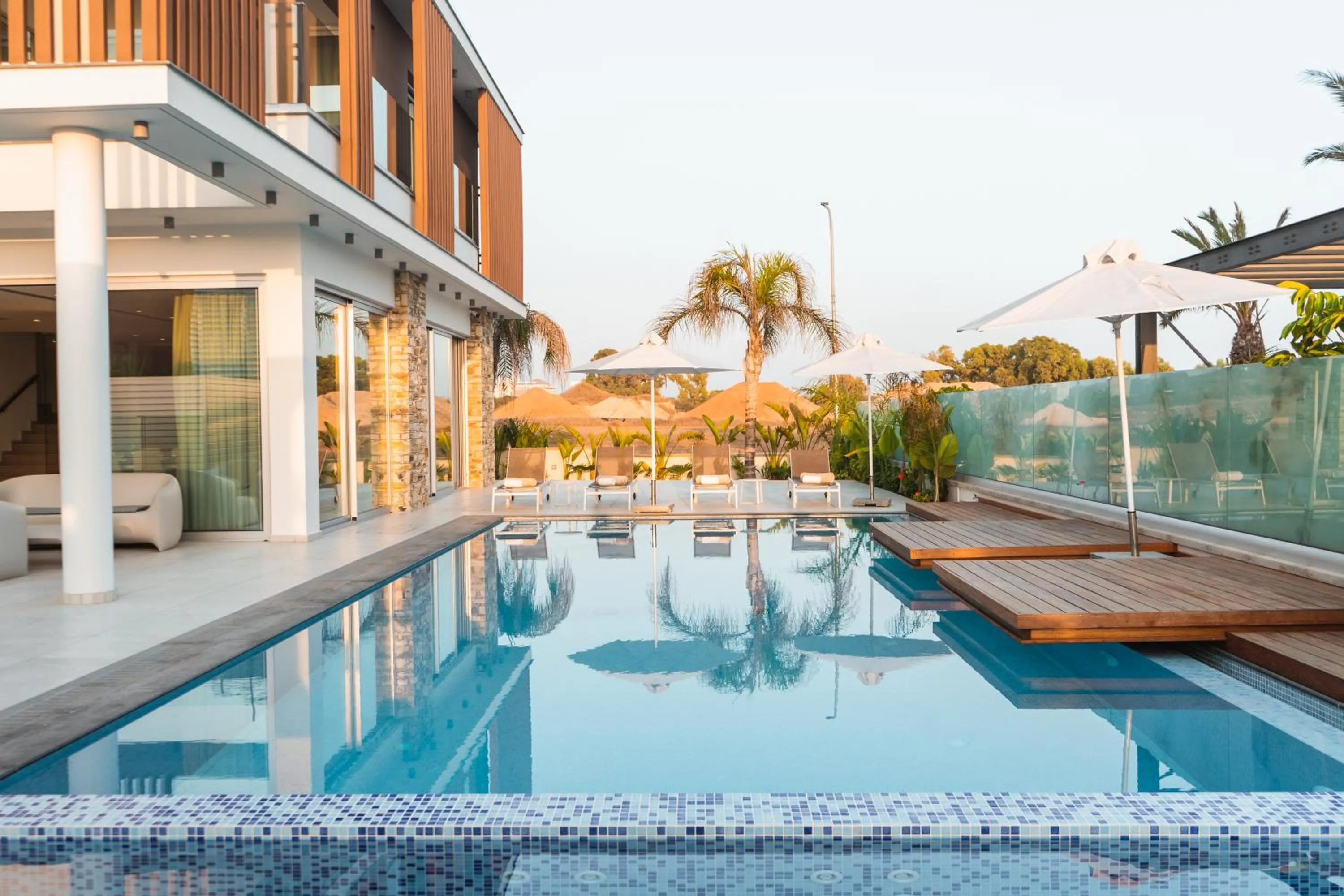 Swimming pool in Vivo Mare Beachfront-Seaview Villas