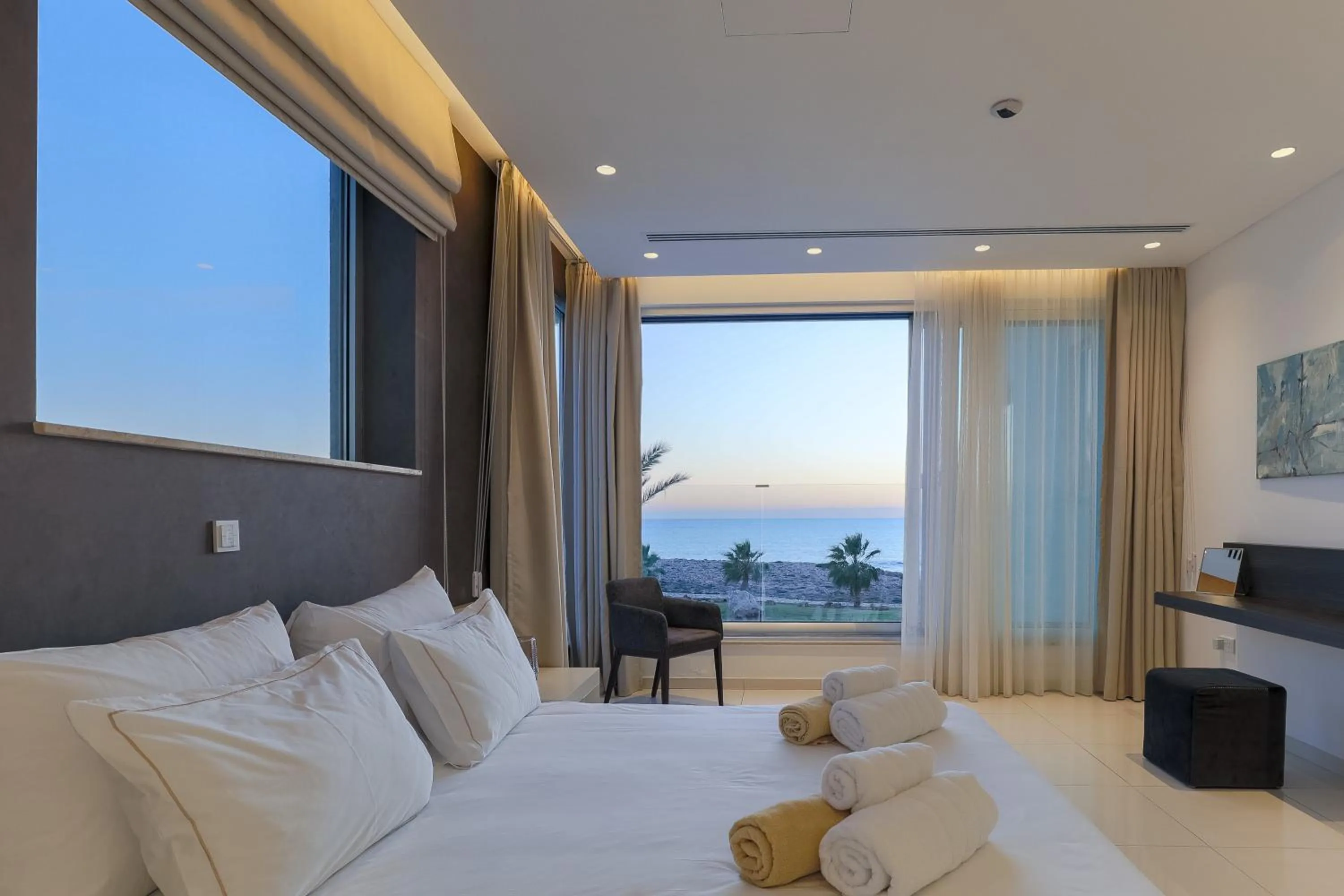 Bed in Vivo Mare Beachfront-Seaview Villas