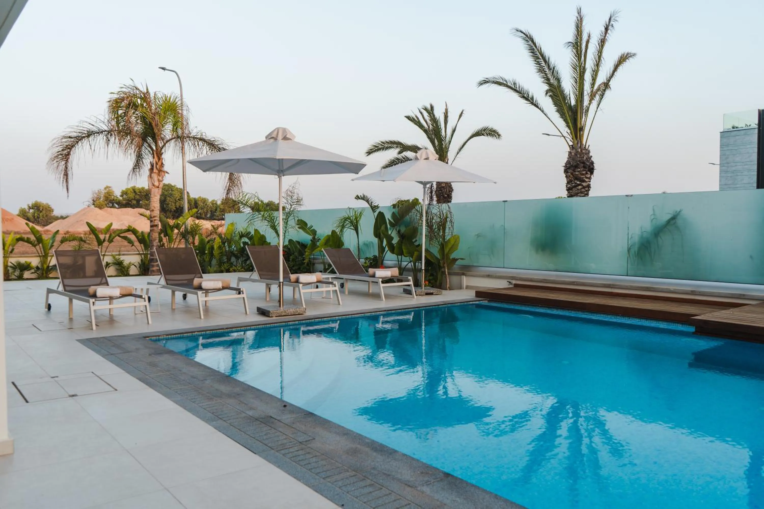 Swimming pool in Vivo Mare Beachfront-Seaview Villas