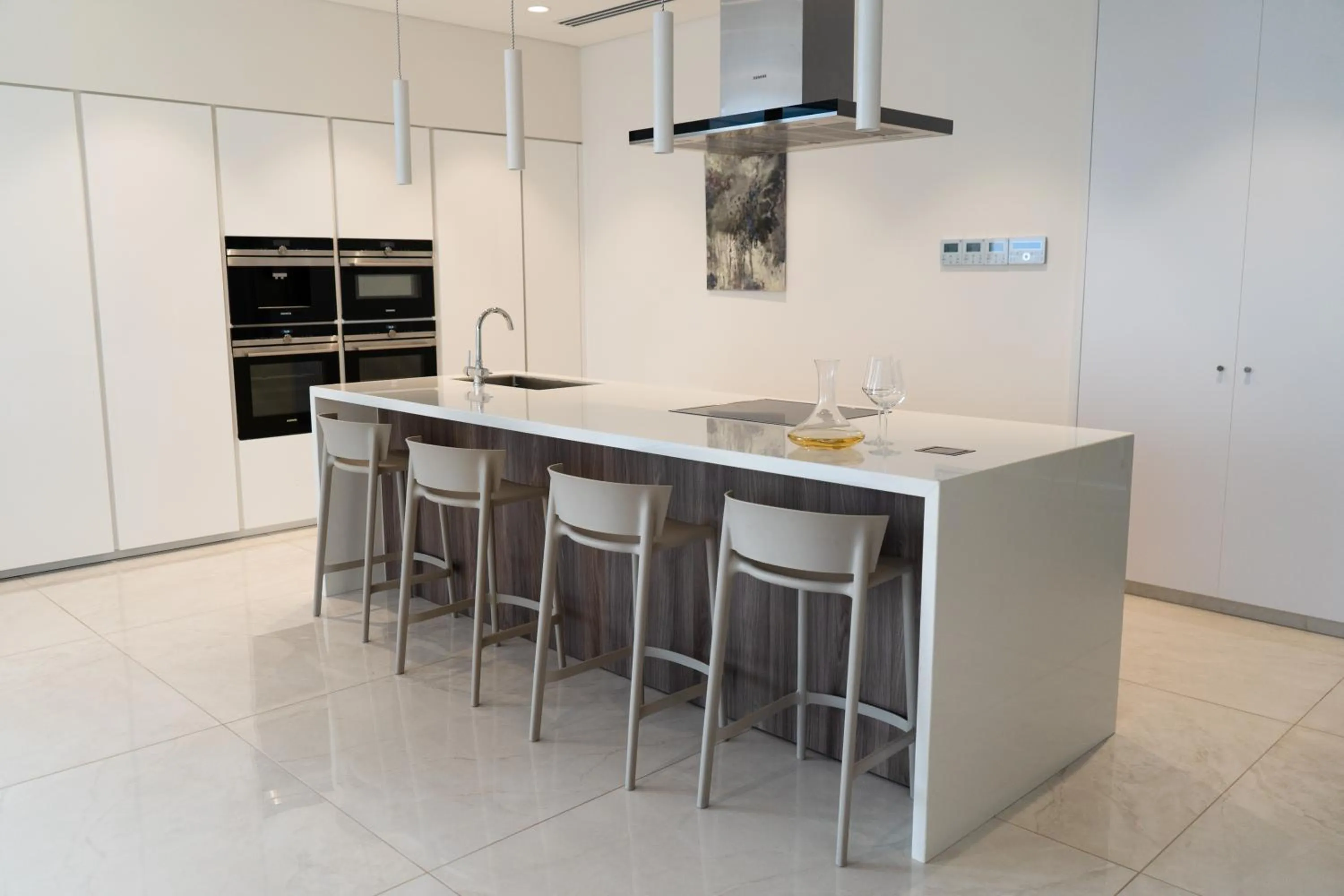 Kitchen or kitchenette in Vivo Mare Beachfront-Seaview Villas