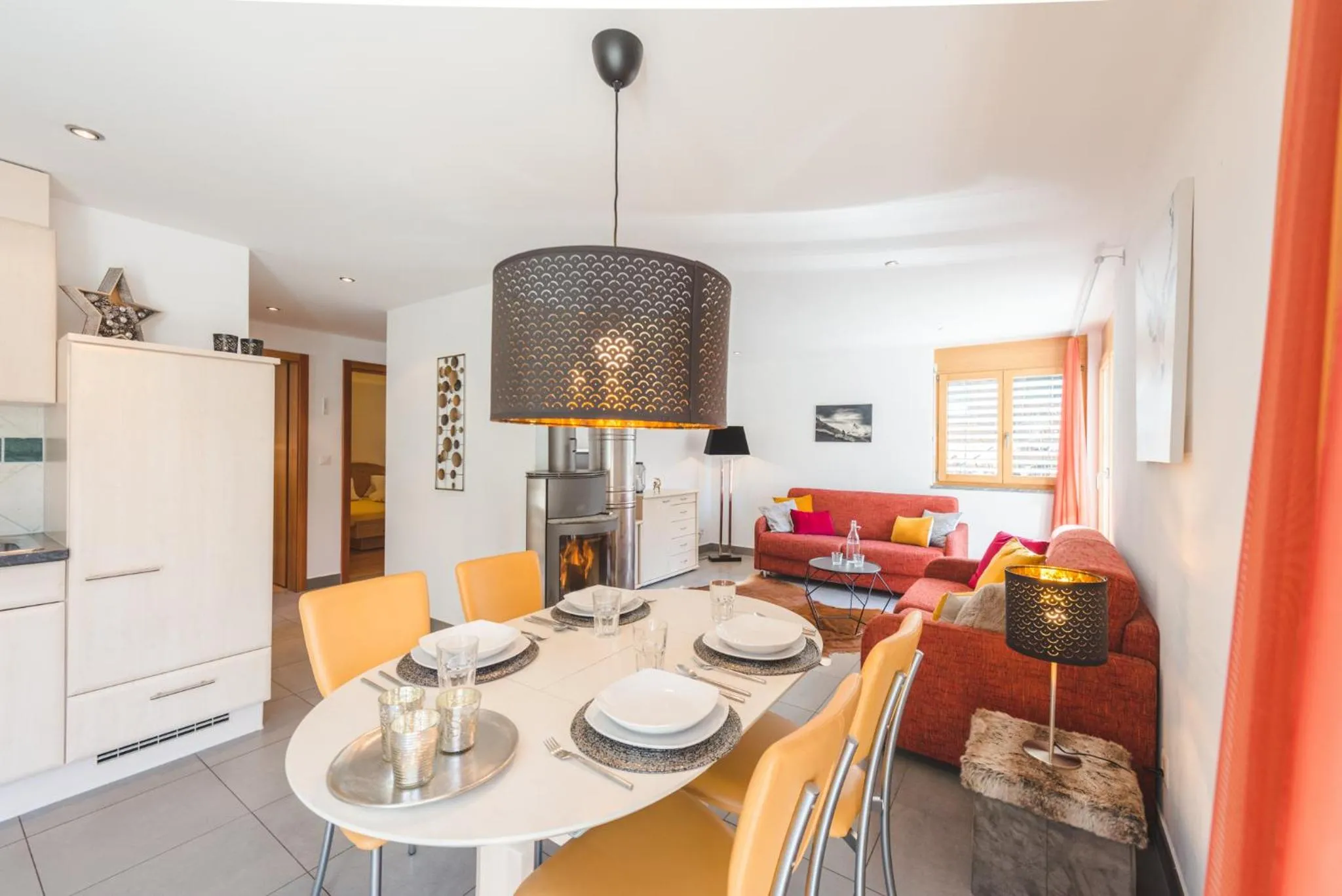 Kitchen or kitchenette in Apartment Alpharmonie