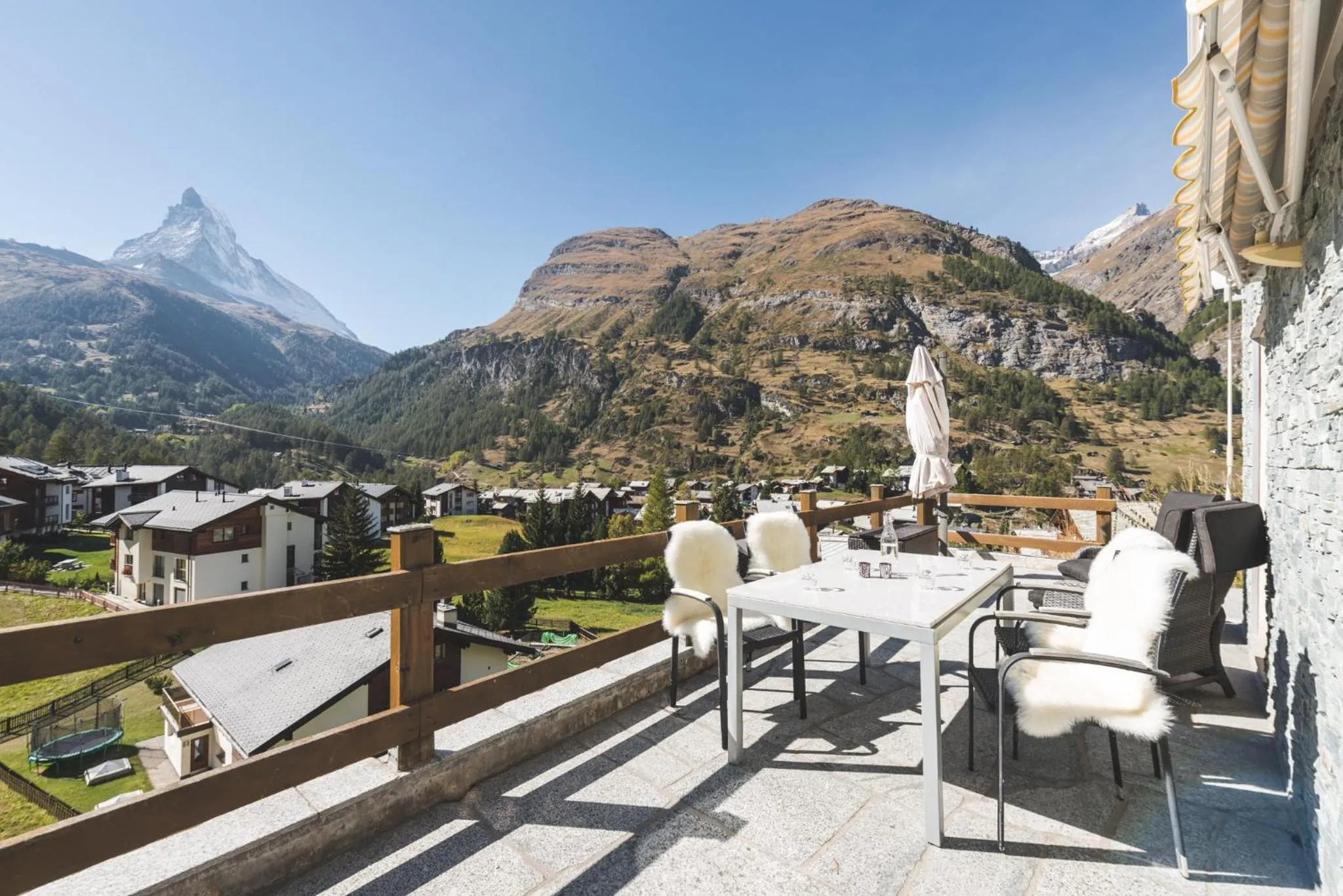 Balcony/Terrace in Apartment Alpharmonie