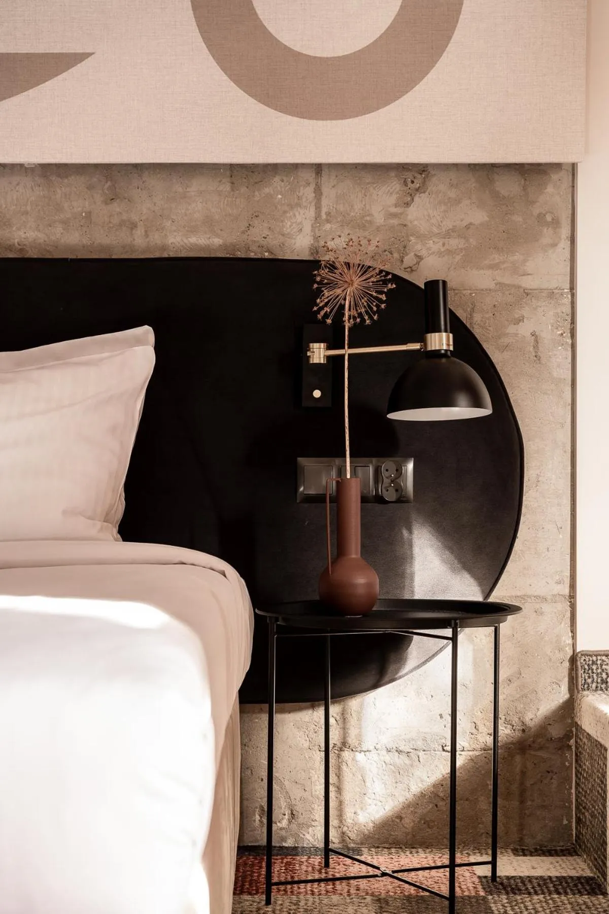 Decorative detail, Bed in Forest Hotel