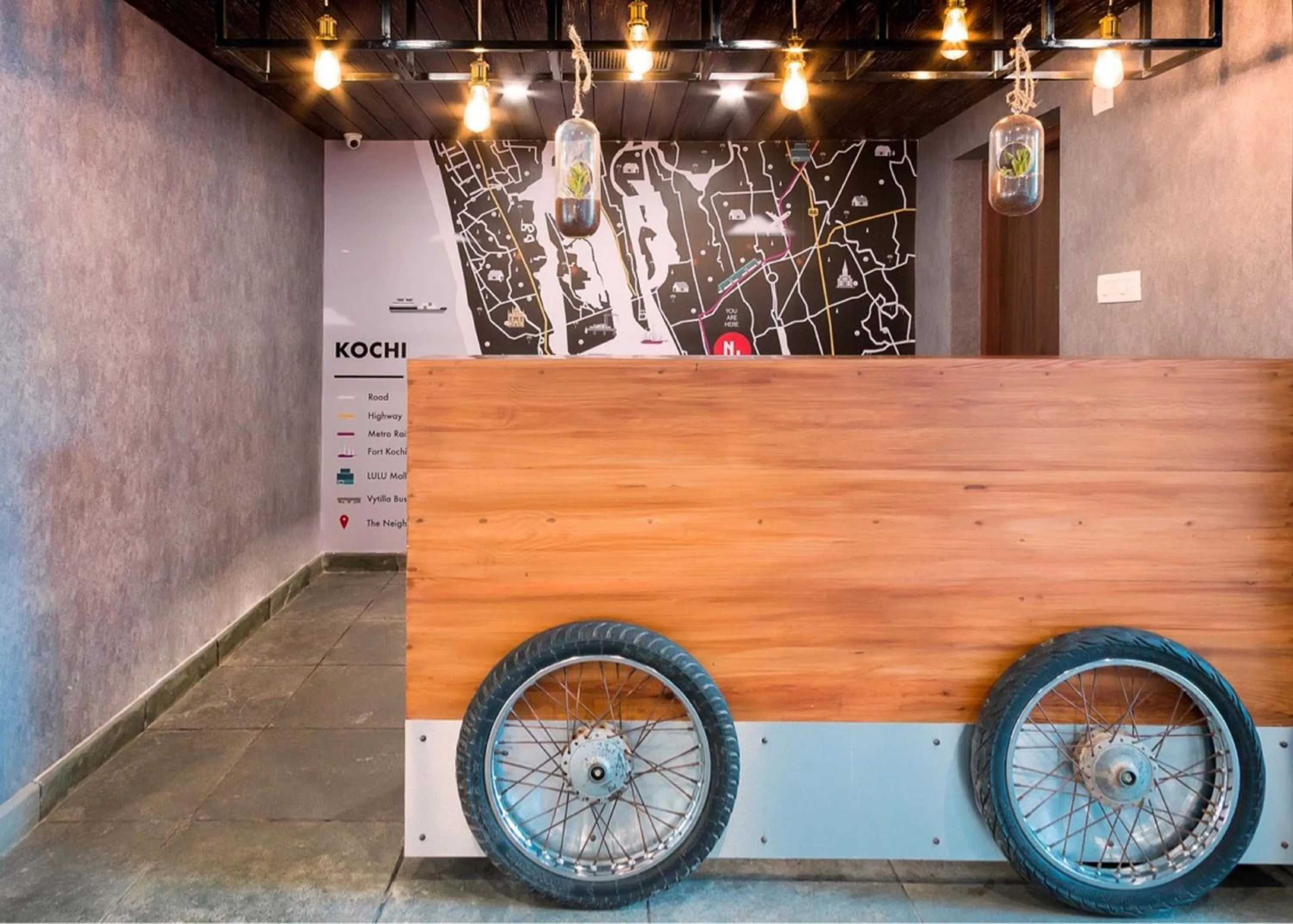 Lobby or reception in Hotel Neighbourhood, Cochin