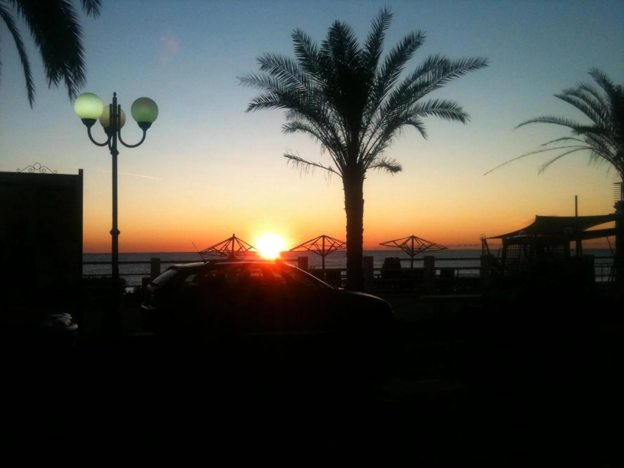 Sunset in Hotel Solemare