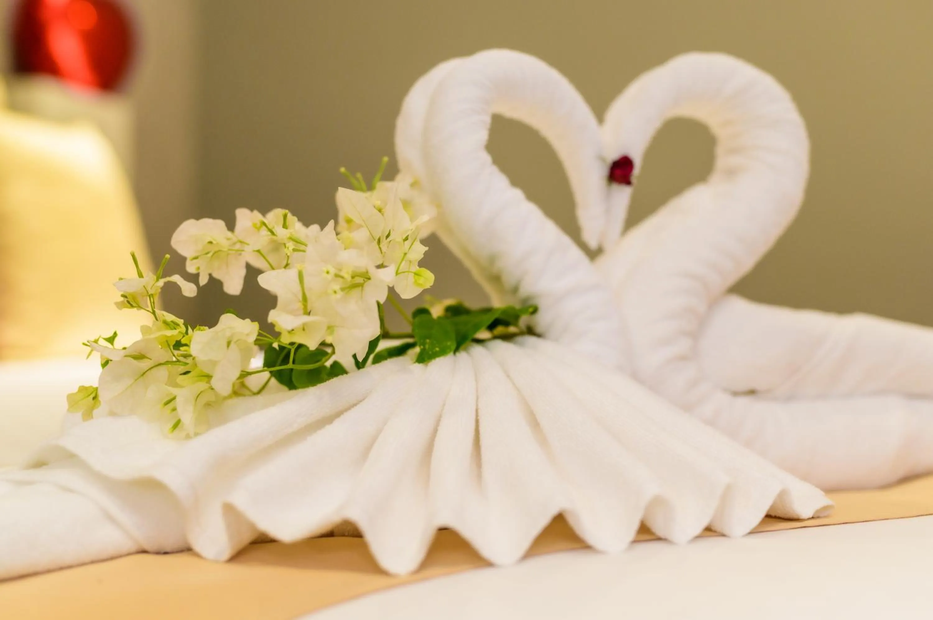 Decorative detail, Bed in Baobab Tree Hôtel & Spa