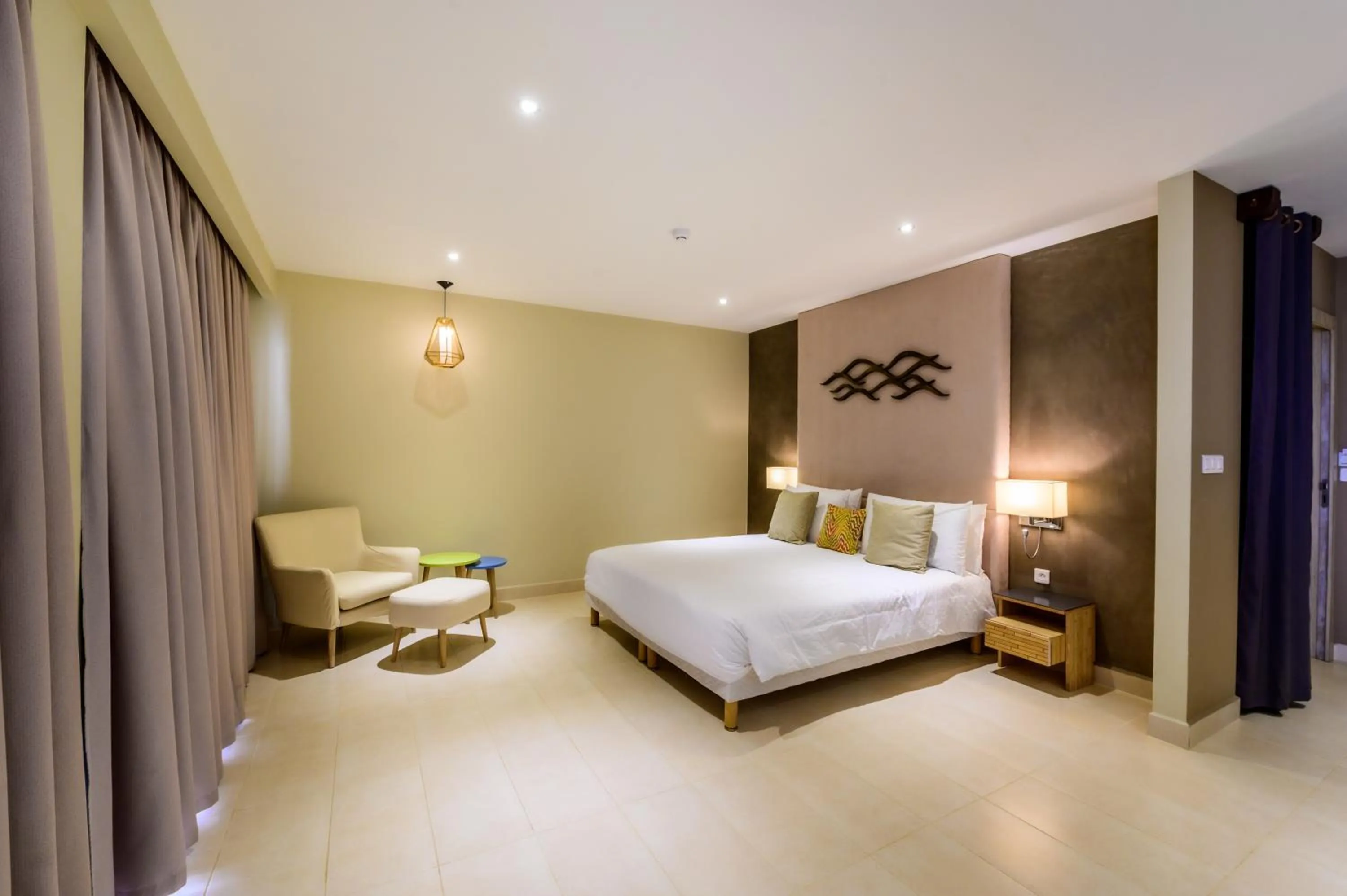 Bed in Baobab Tree Hôtel & Spa