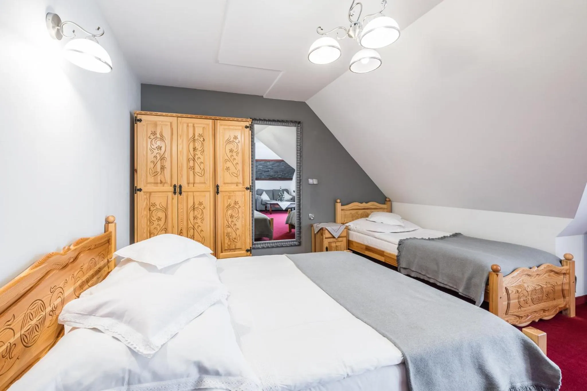 Photo of the whole room, Bed in ECO Willa Grand Karpatia Ski&Wellness