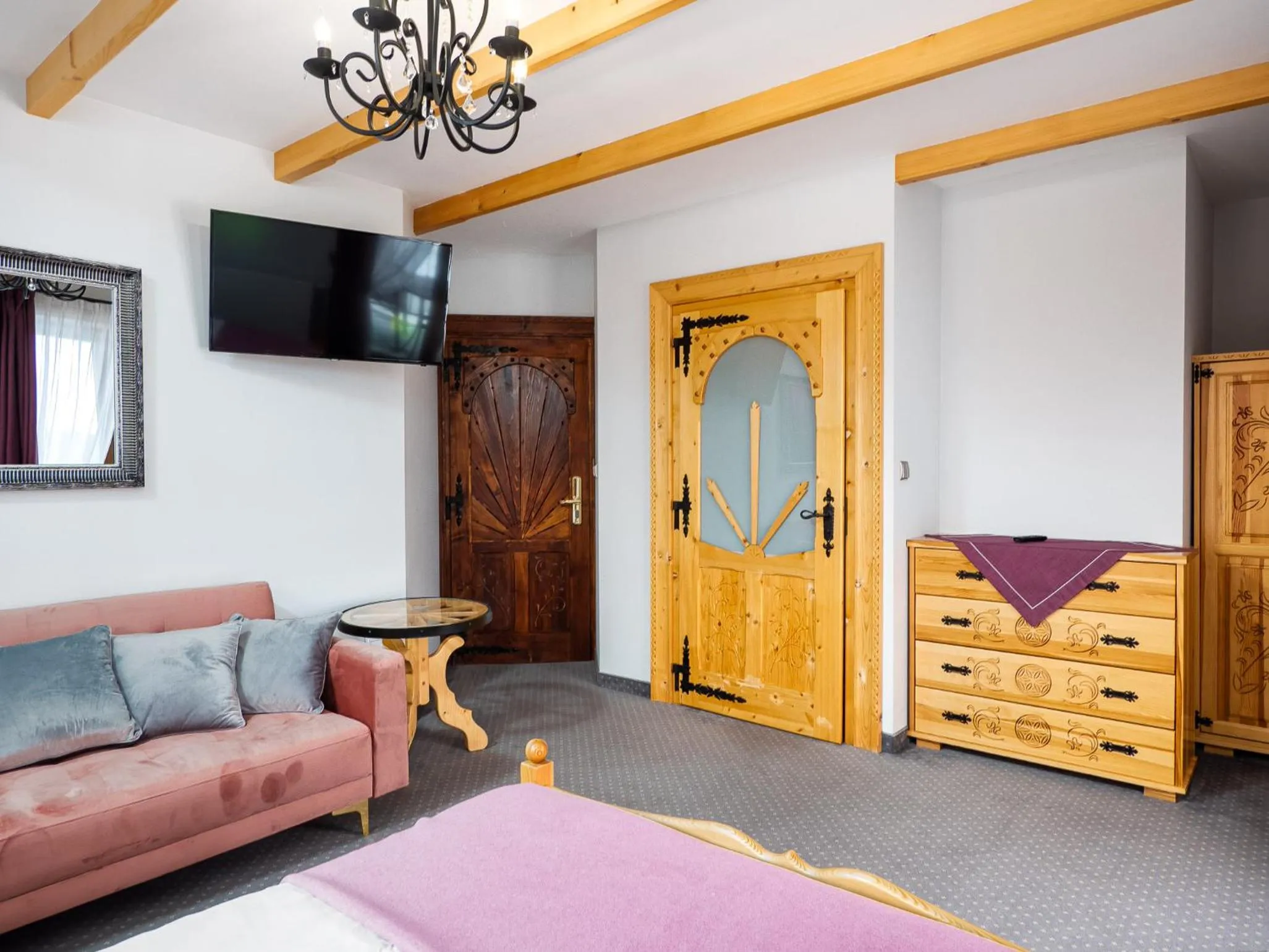 Bed in ECO Willa Grand Karpatia Ski&Wellness