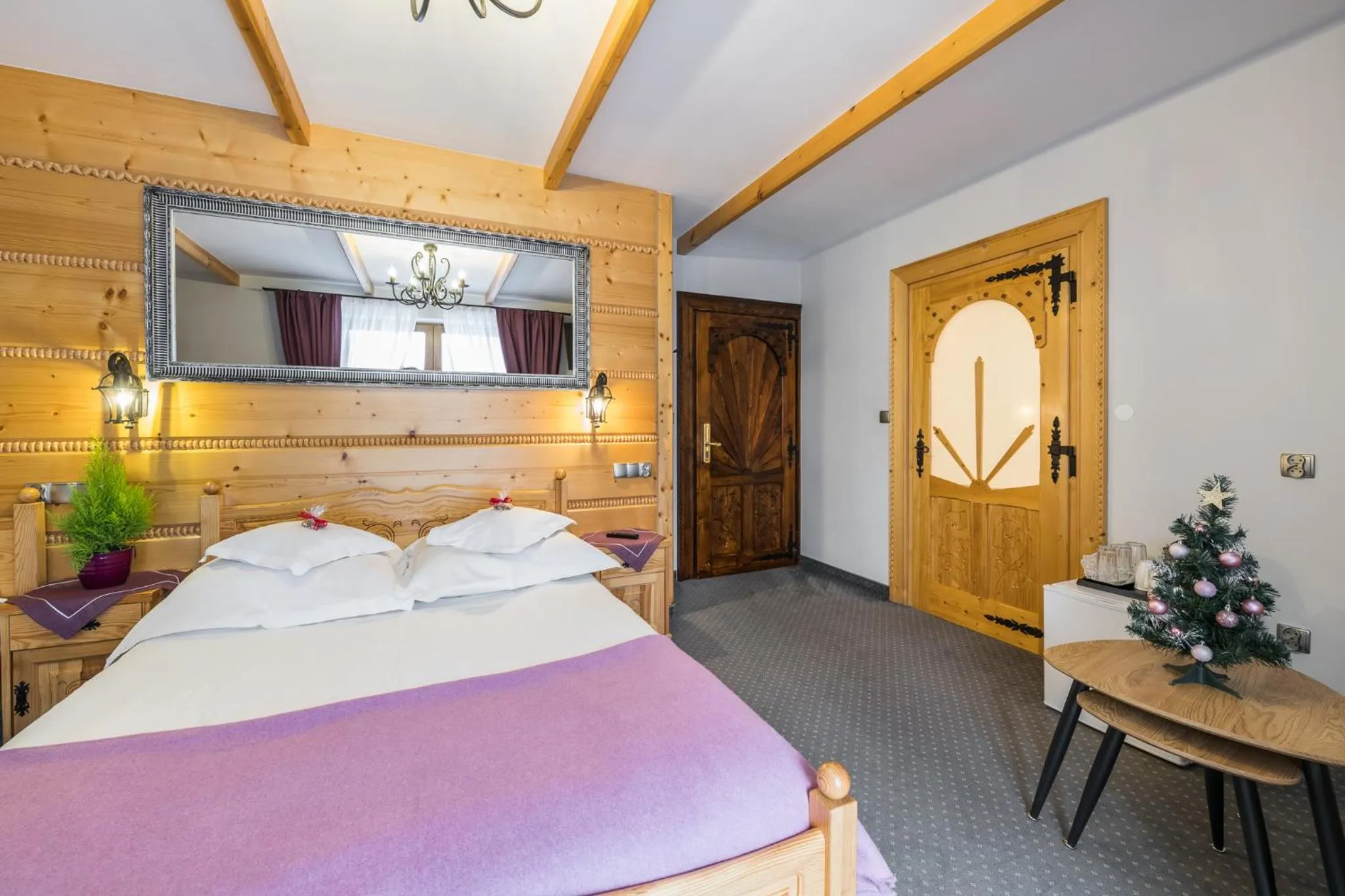 Bedroom, Bed in ECO Willa Grand Karpatia Ski&Wellness