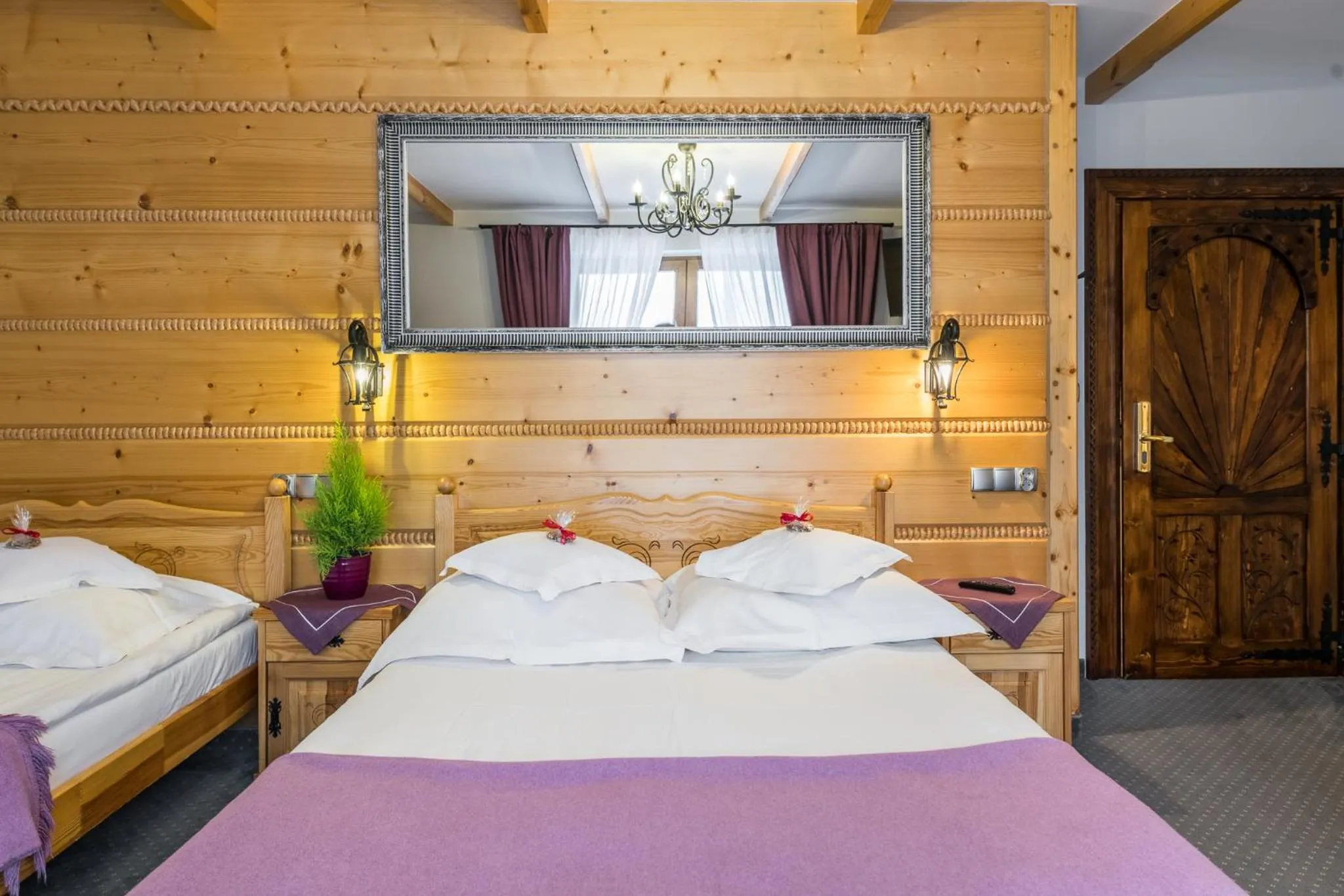 Bedroom, Bed in ECO Willa Grand Karpatia Ski&Wellness