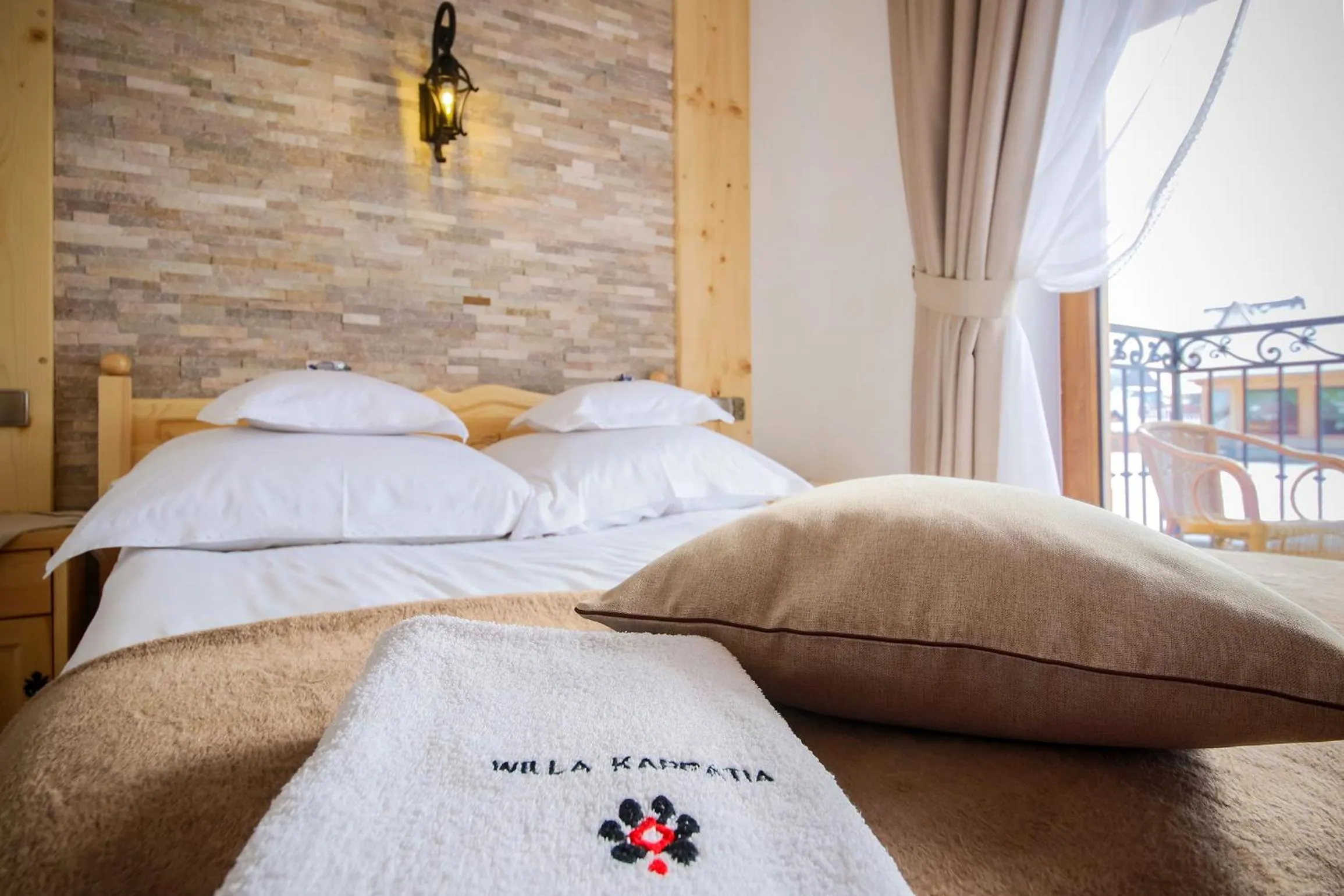 Bed in ECO Willa Grand Karpatia Ski&Wellness