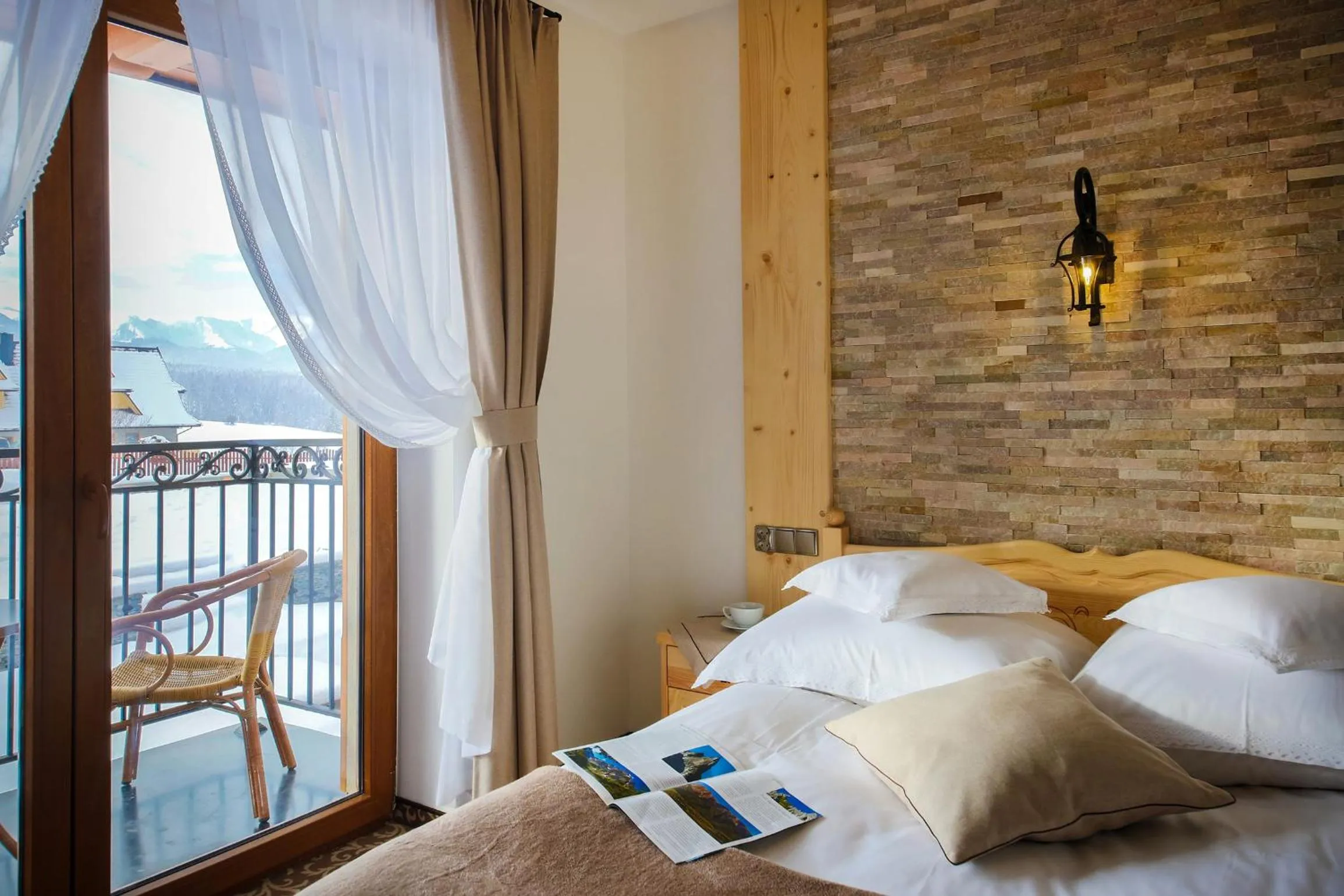 Bed in ECO Willa Grand Karpatia Ski&Wellness